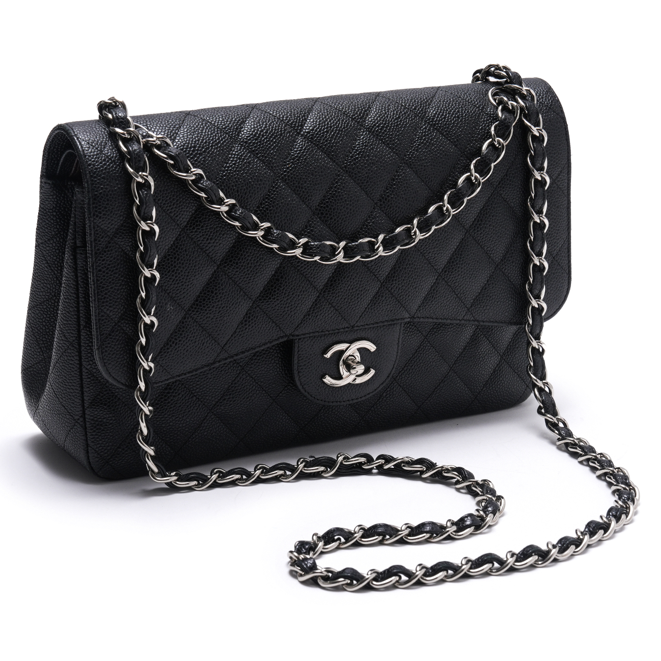 CHANEL(USED)샤넬 캐비어 클래식 라지 플랩백