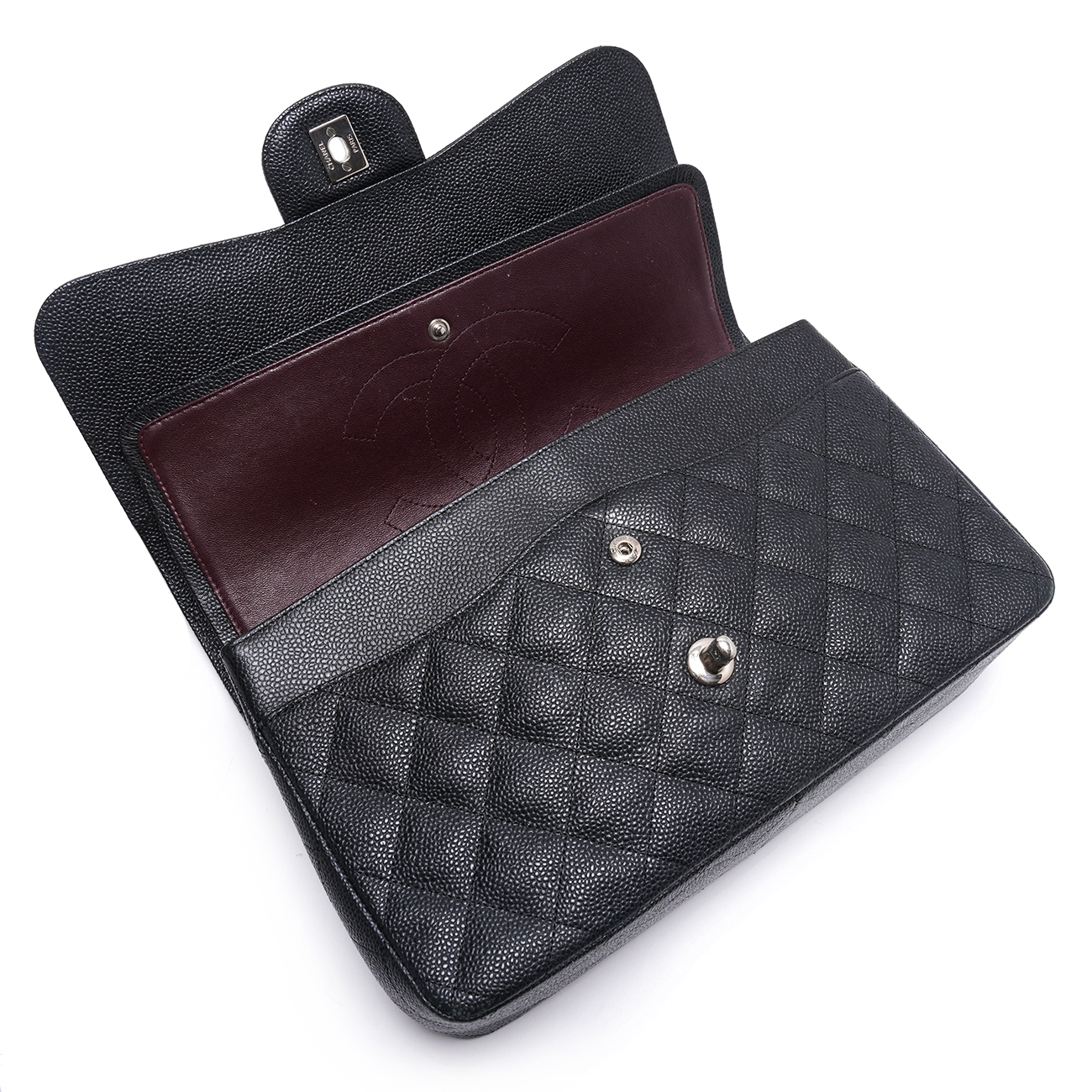 CHANEL(USED)샤넬 캐비어 클래식 라지 플랩백