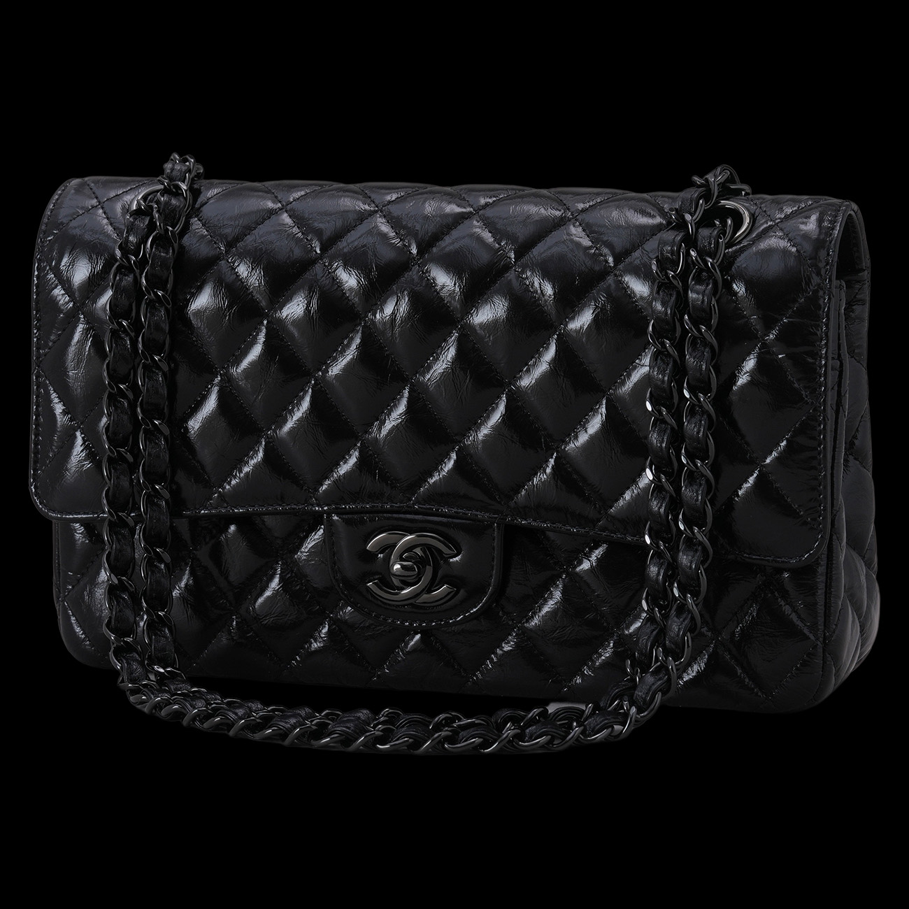 CHANEL(USED)샤넬 페이던트 클래식 미듐 플랩백