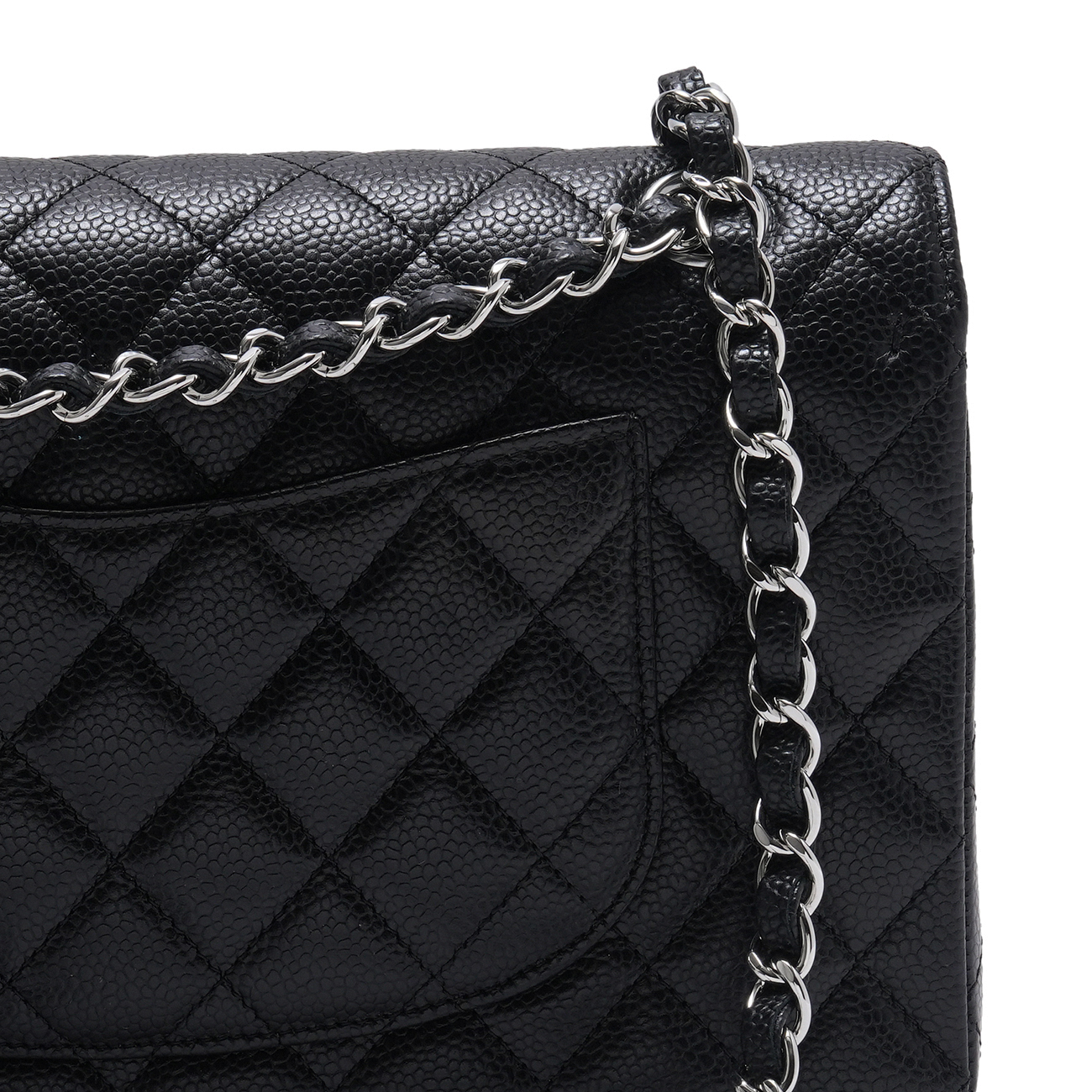 CHANEL(USED)샤넬 캐비어 클래식 미듐 플랩백