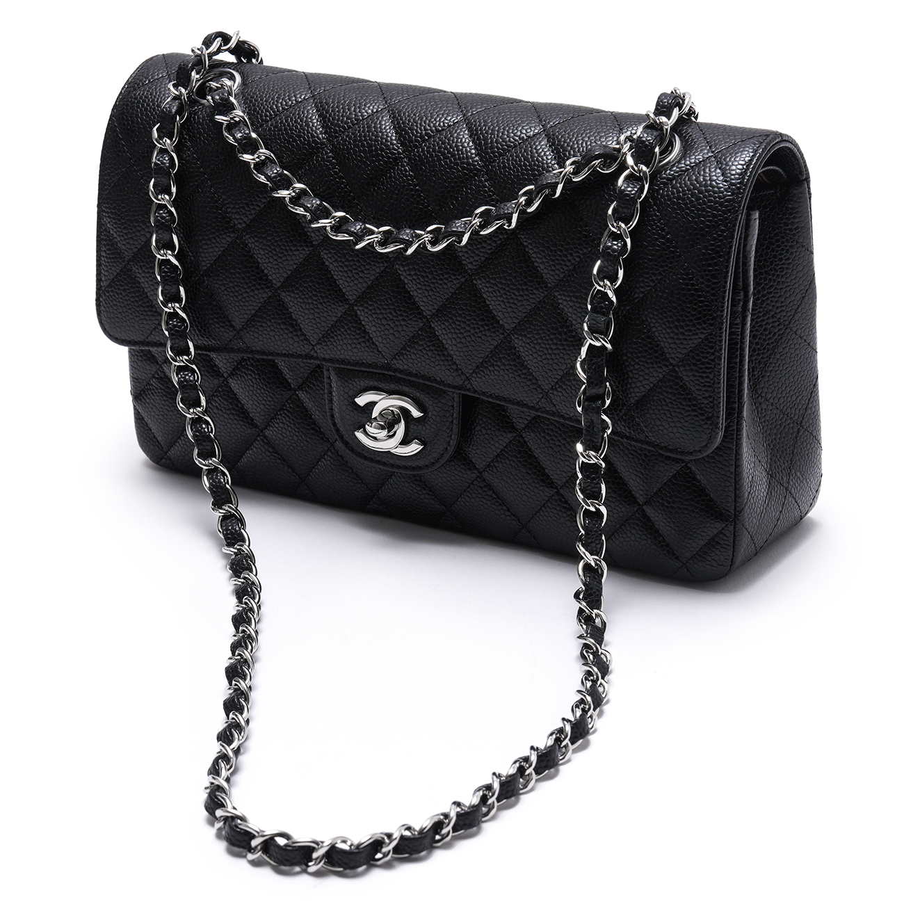 CHANEL(USED)샤넬 캐비어 클래식 미듐 플랩백