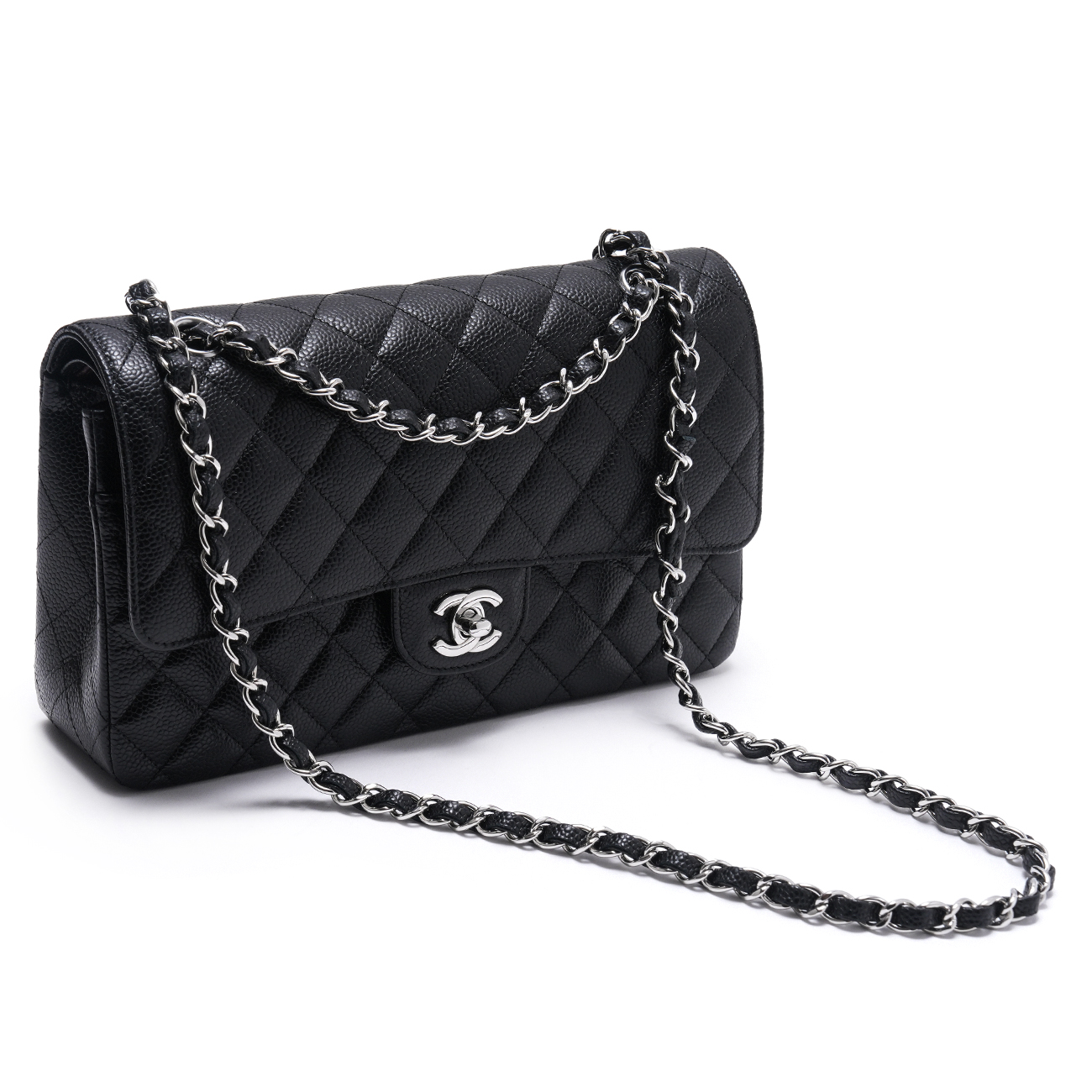 CHANEL(USED)샤넬 캐비어 클래식 미듐 플랩백