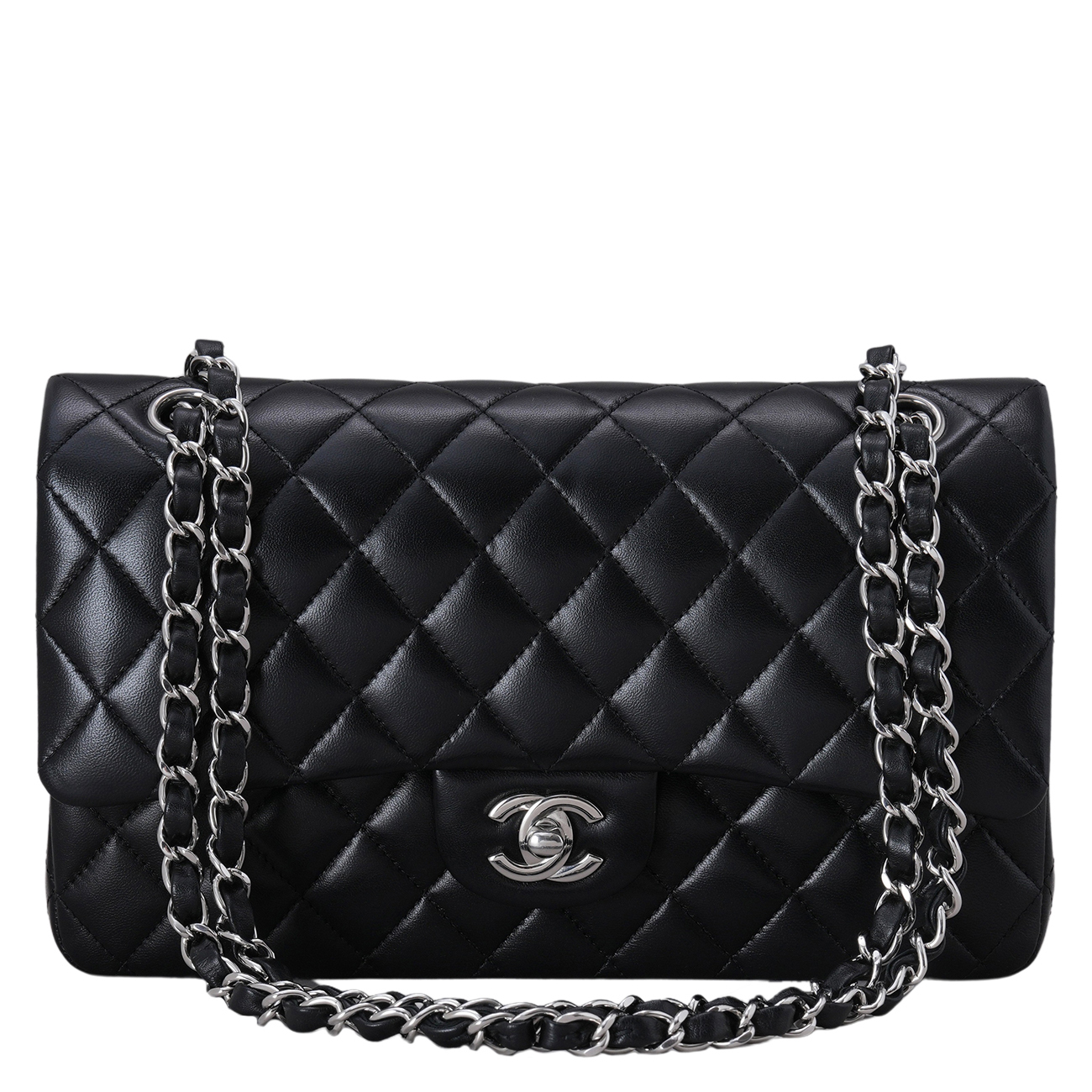 CHANEL(USED)샤넬 클래식 램스킨 미듐 플랩백