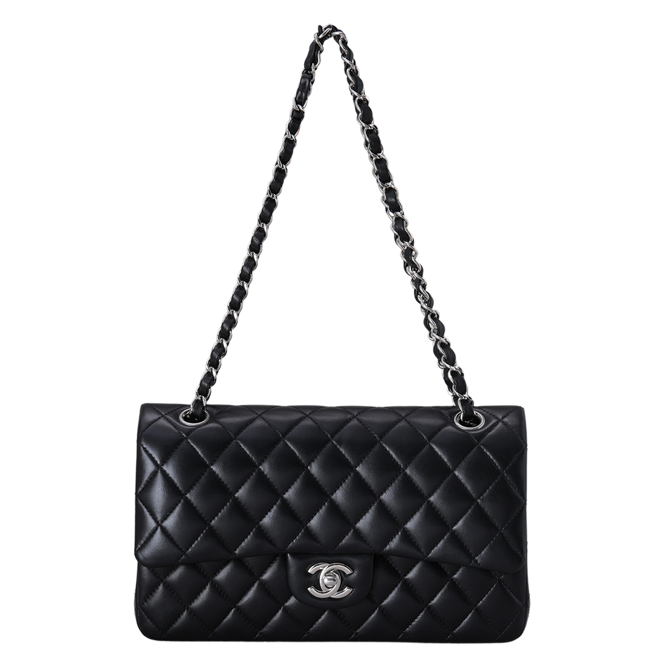 CHANEL(USED)샤넬 클래식 램스킨 미듐 플랩백