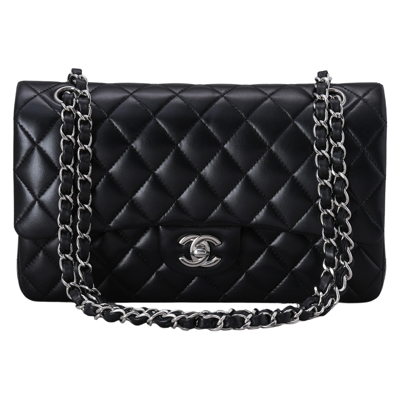 CHANEL(USED)샤넬 클래식 램스킨 미듐 플랩백