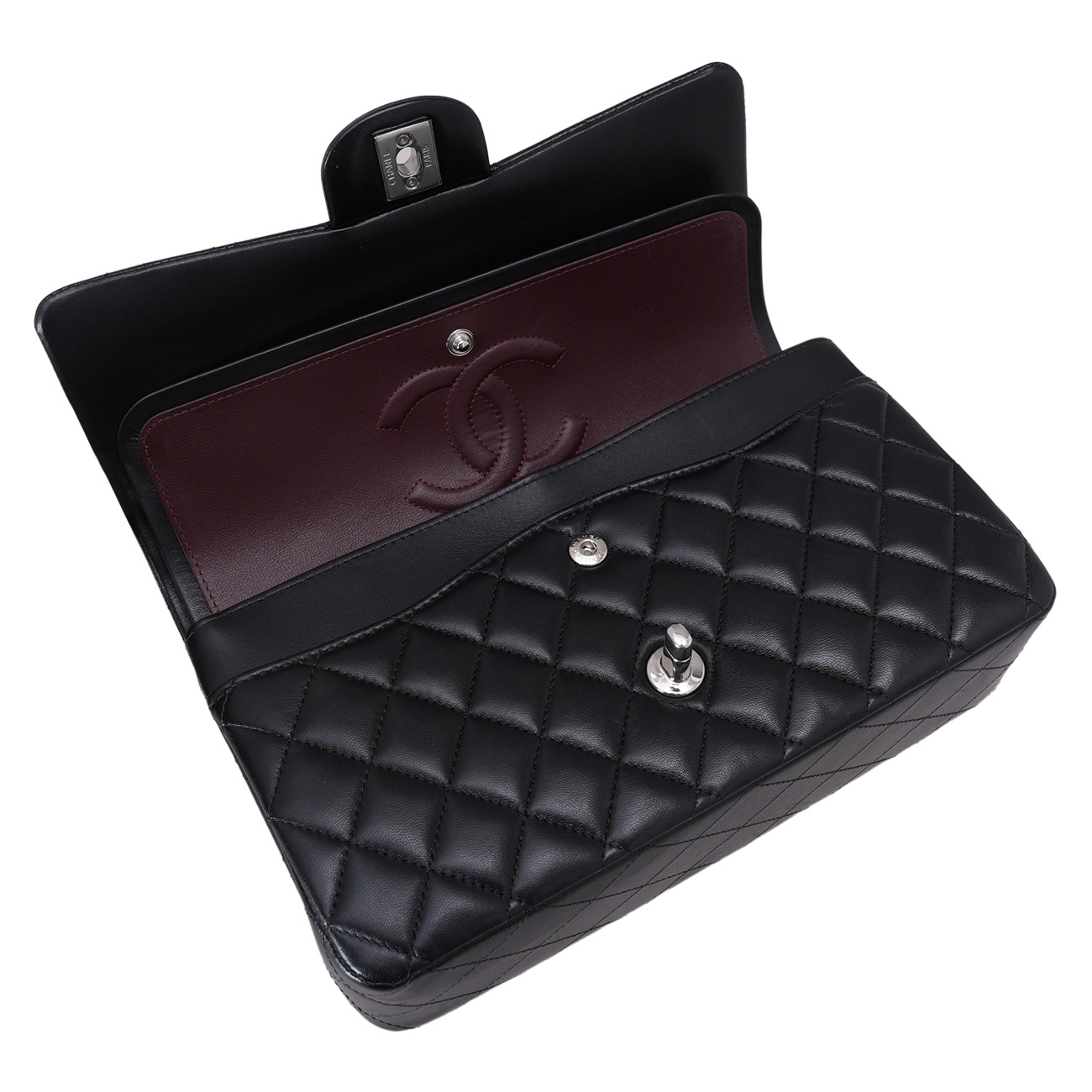 CHANEL(USED)샤넬 클래식 램스킨 미듐 플랩백