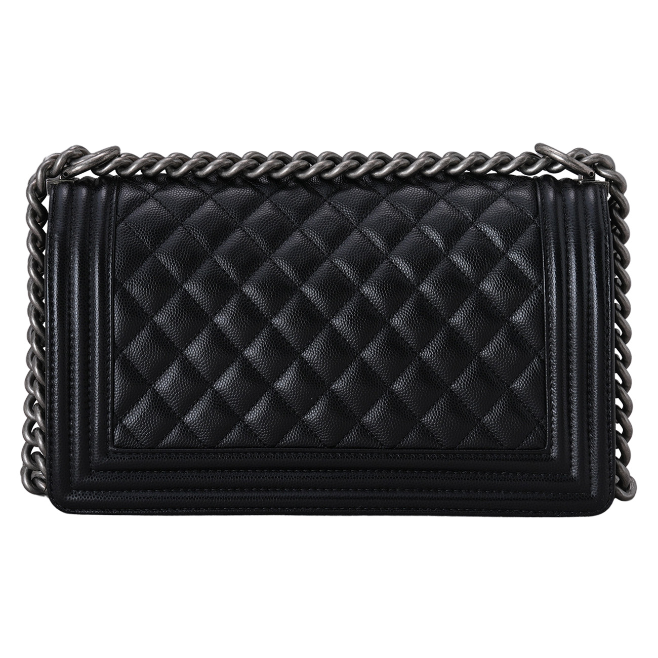 CHANEL(USED)샤넬 캐비어 보이샤넬 미듐 플랩백