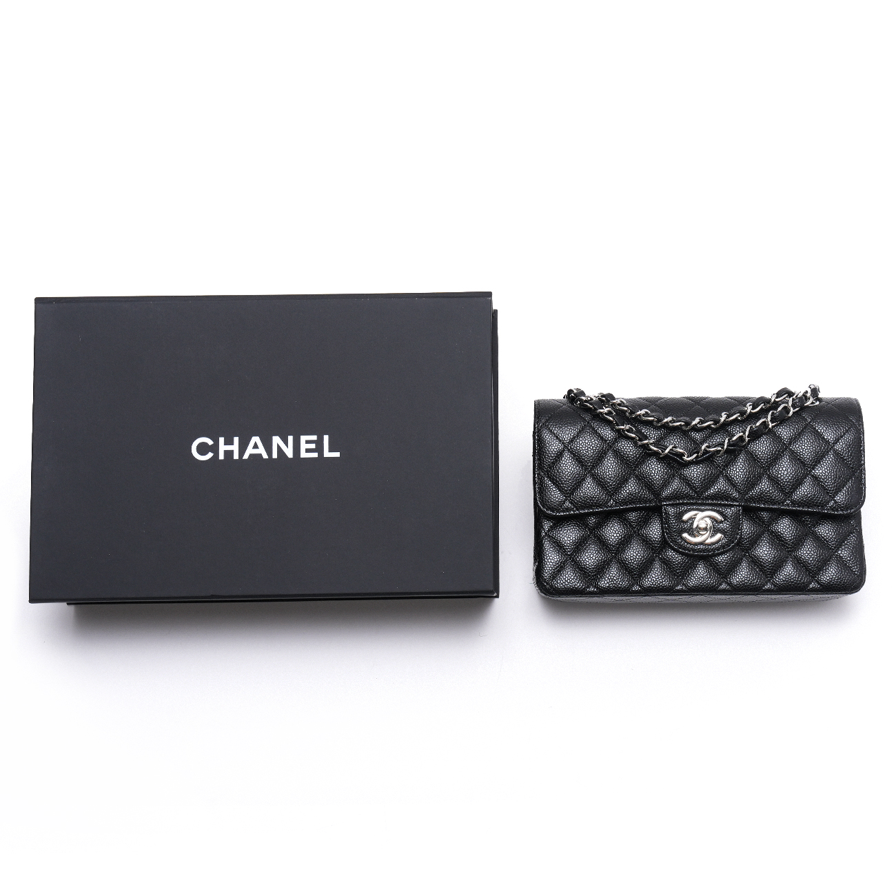 CHANEL(USED)샤넬 캐비어 클래식 스몰 플랩백
