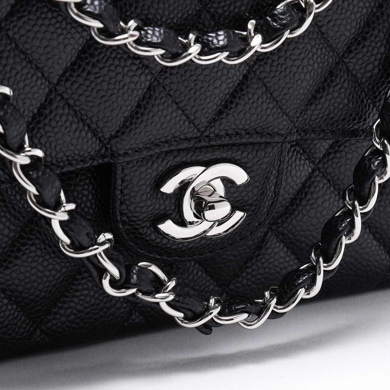 CHANEL(USED)샤넬 캐비어 클래식 스몰 플랩백