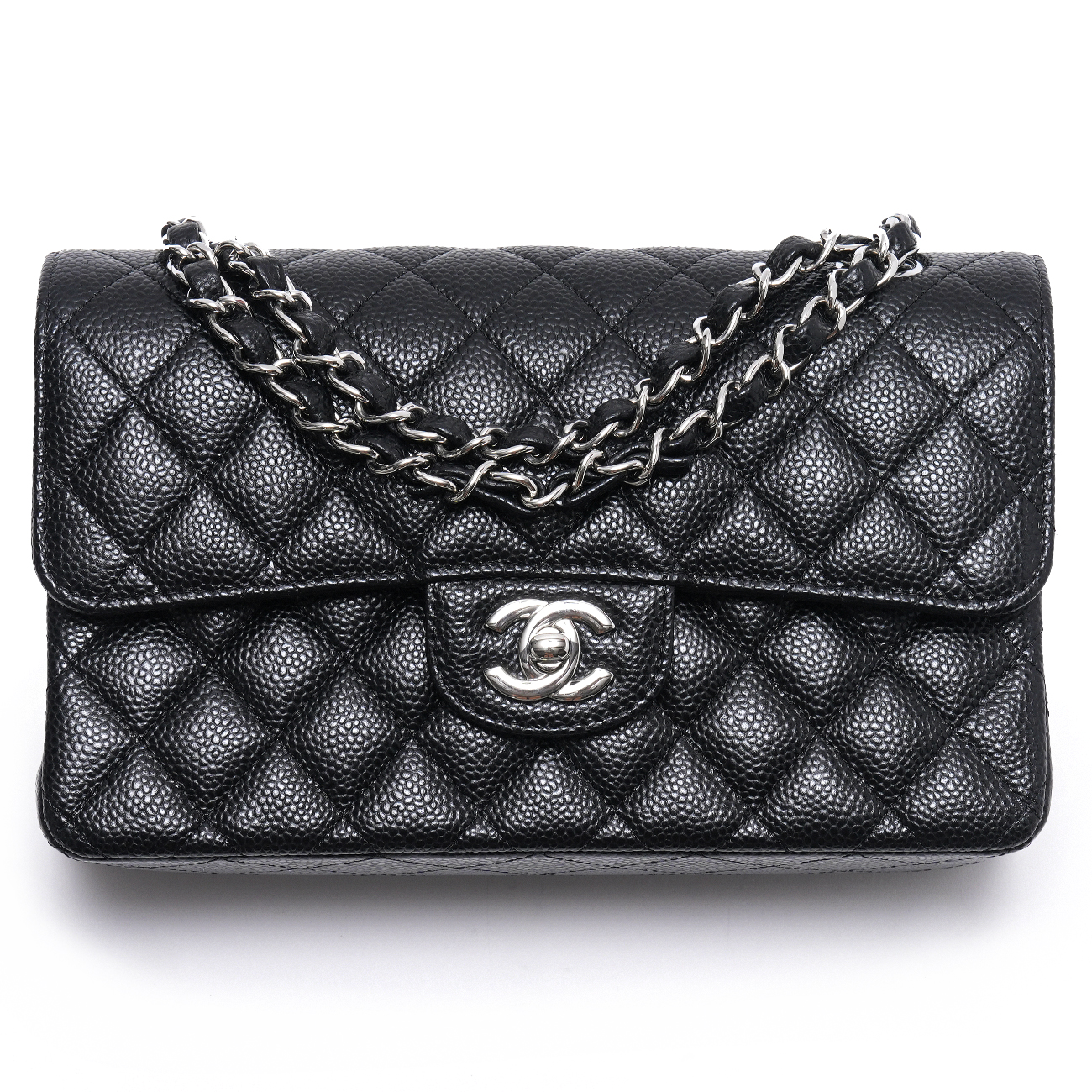 CHANEL(USED)샤넬 캐비어 클래식 스몰 플랩백