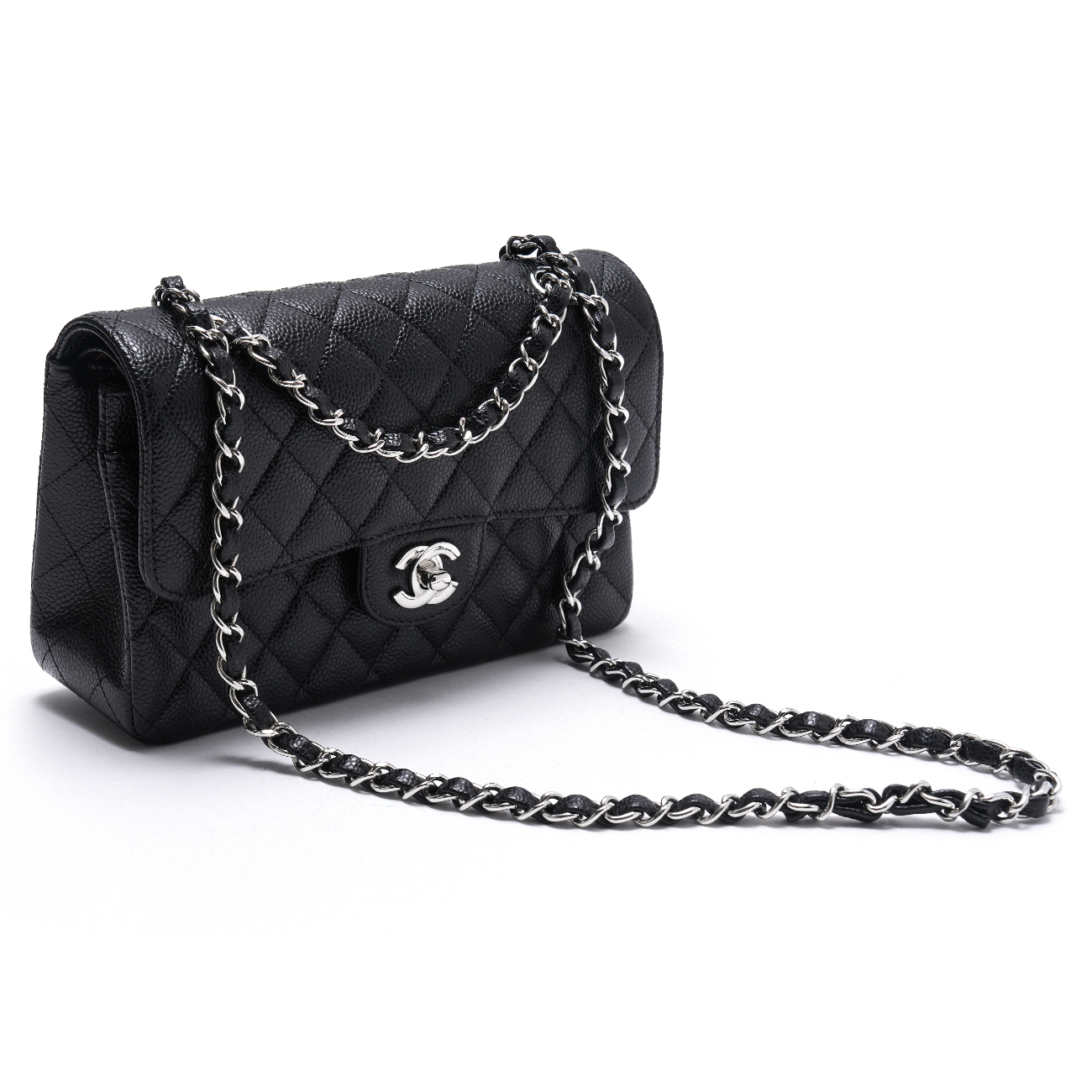 CHANEL(USED)샤넬 캐비어 클래식 스몰 플랩백