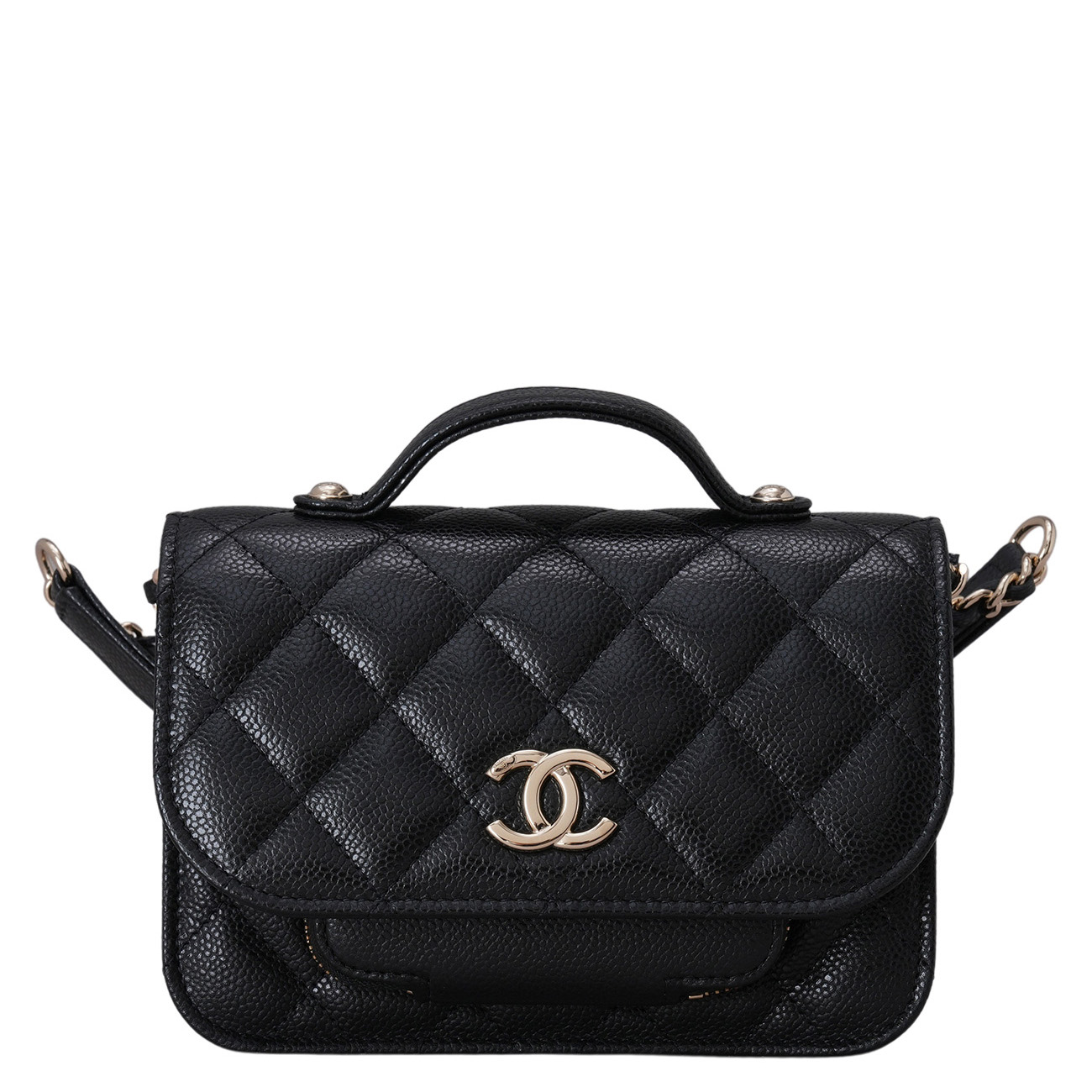 CHANEL(USED)샤넬 캐비어 비즈니스 어피니티 미니