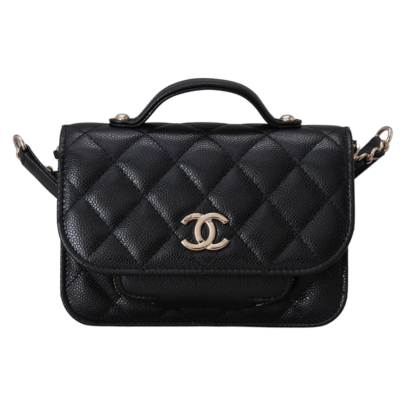 CHANEL(USED)샤넬 캐비어 비즈니스 어피니티 미니