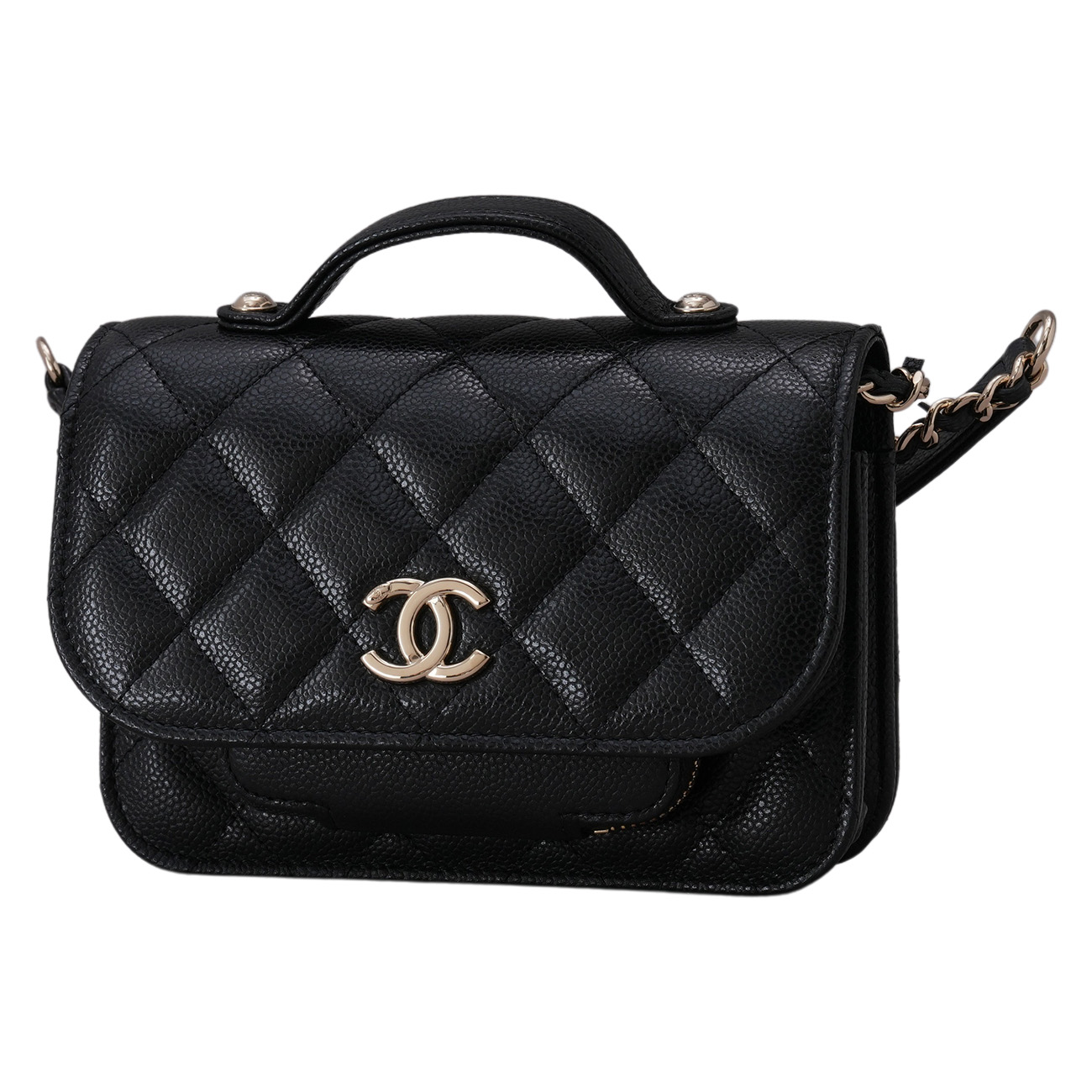 CHANEL(USED)샤넬 캐비어 비즈니스 어피니티 미니