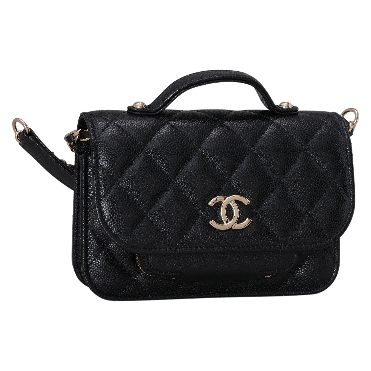 CHANEL(USED)샤넬 캐비어 비즈니스 어피니티 미니