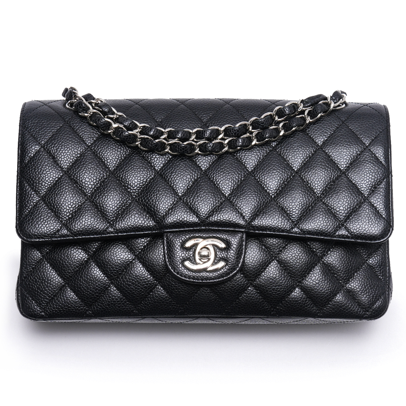 CHANEL(USED)샤넬 캐비어 클래식 미듐 플랩백
