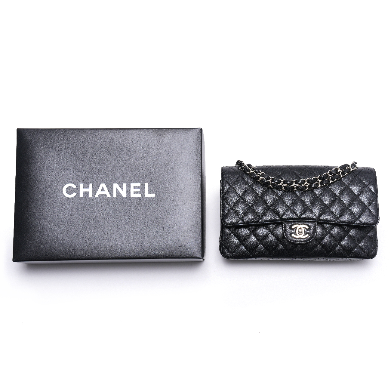 CHANEL(USED)샤넬 캐비어 클래식 미듐 플랩백