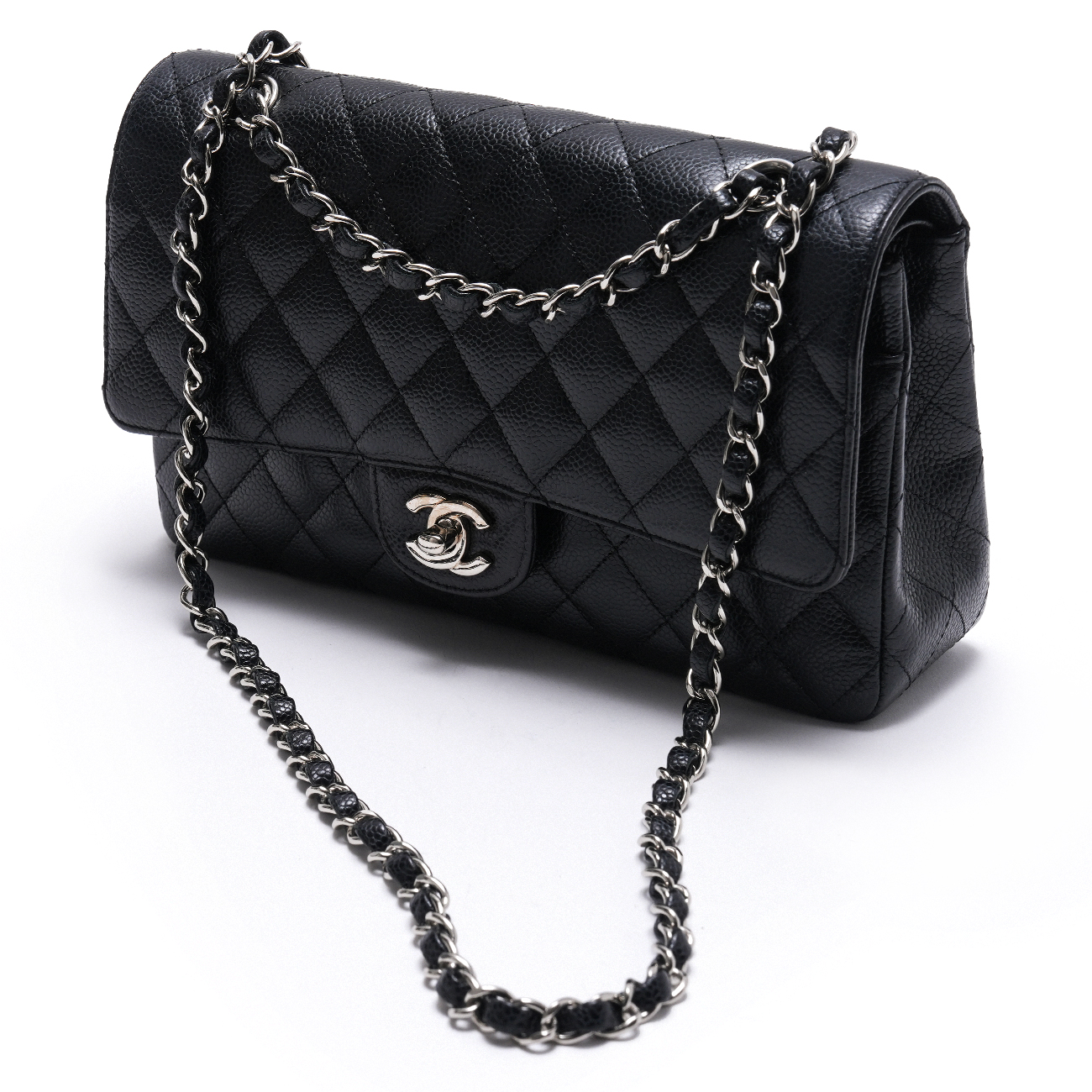 CHANEL(USED)샤넬 캐비어 클래식 미듐 플랩백