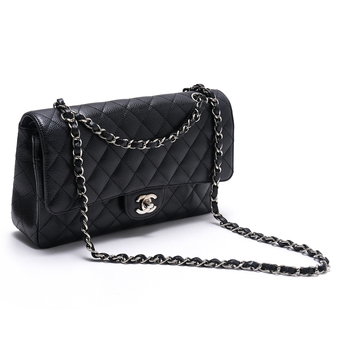 CHANEL(USED)샤넬 캐비어 클래식 미듐 플랩백