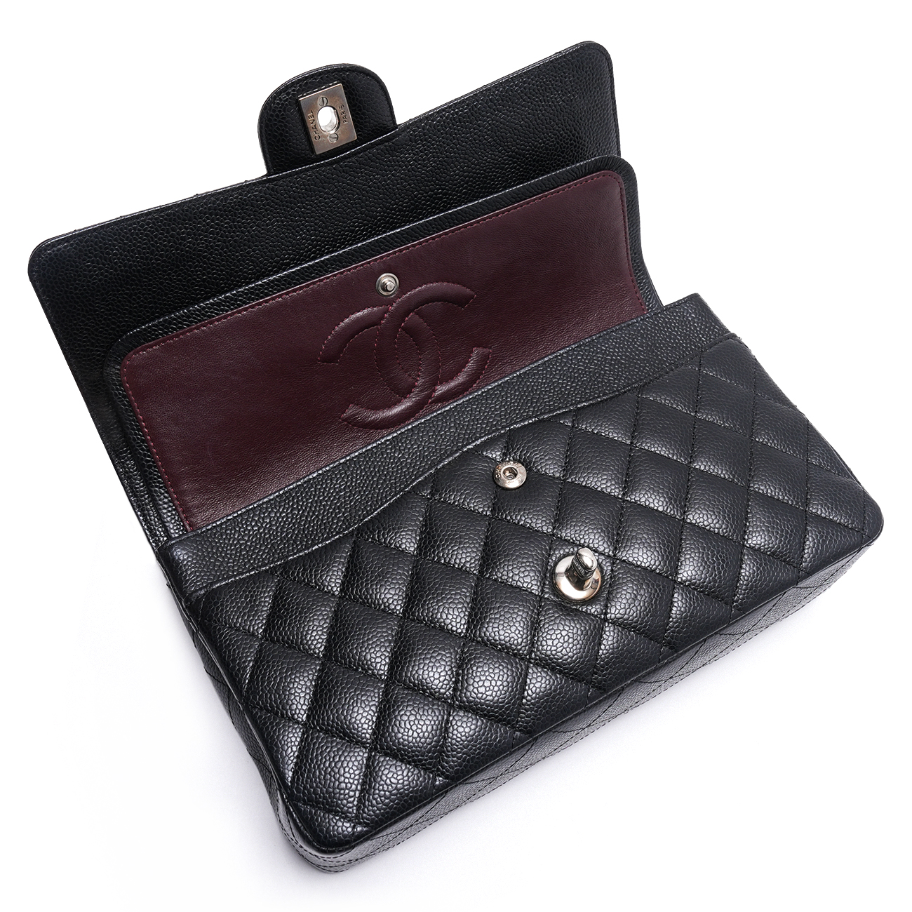 CHANEL(USED)샤넬 캐비어 클래식 미듐 플랩백