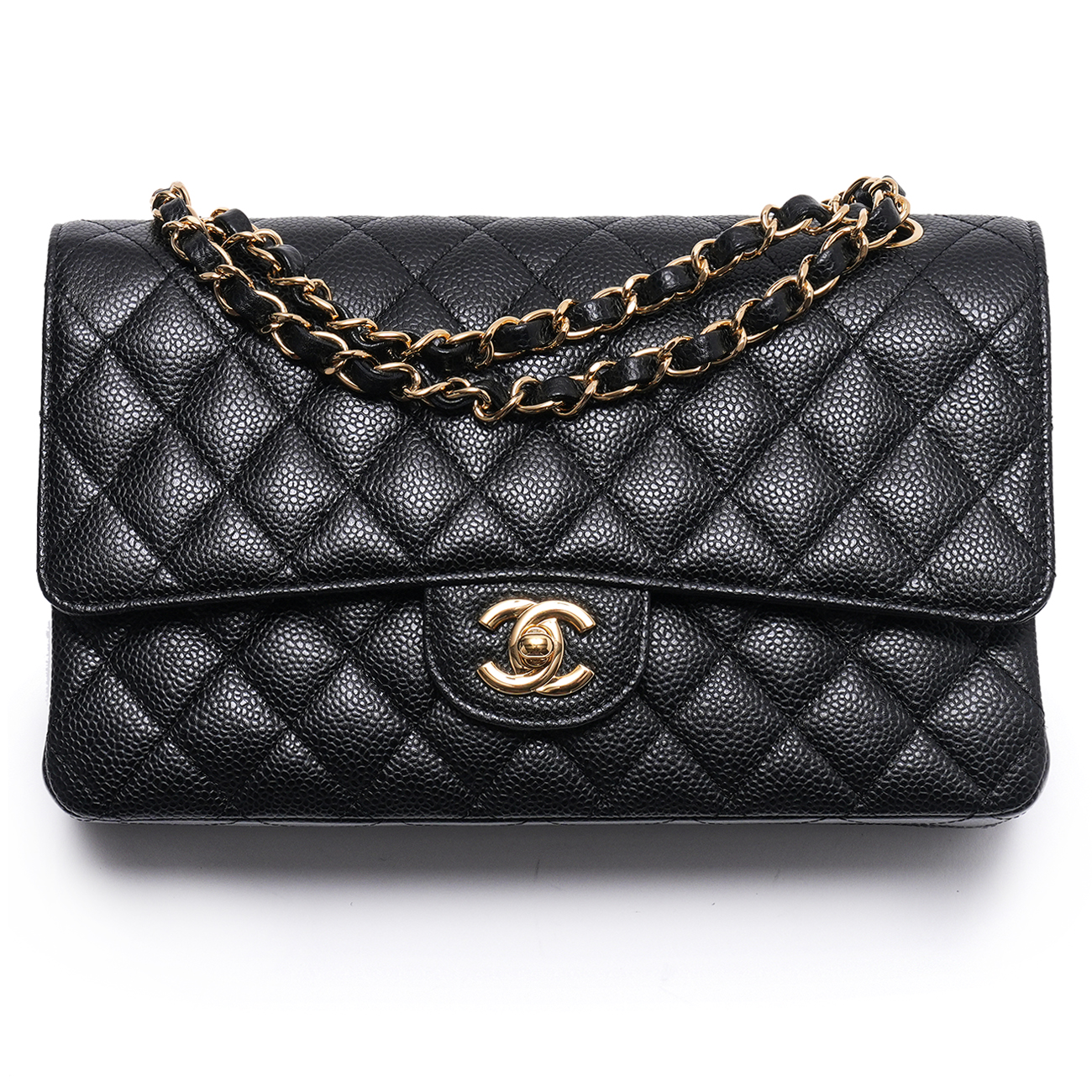 CHANEL(USED)샤넬 캐비어 클래식 미듐 플랩백