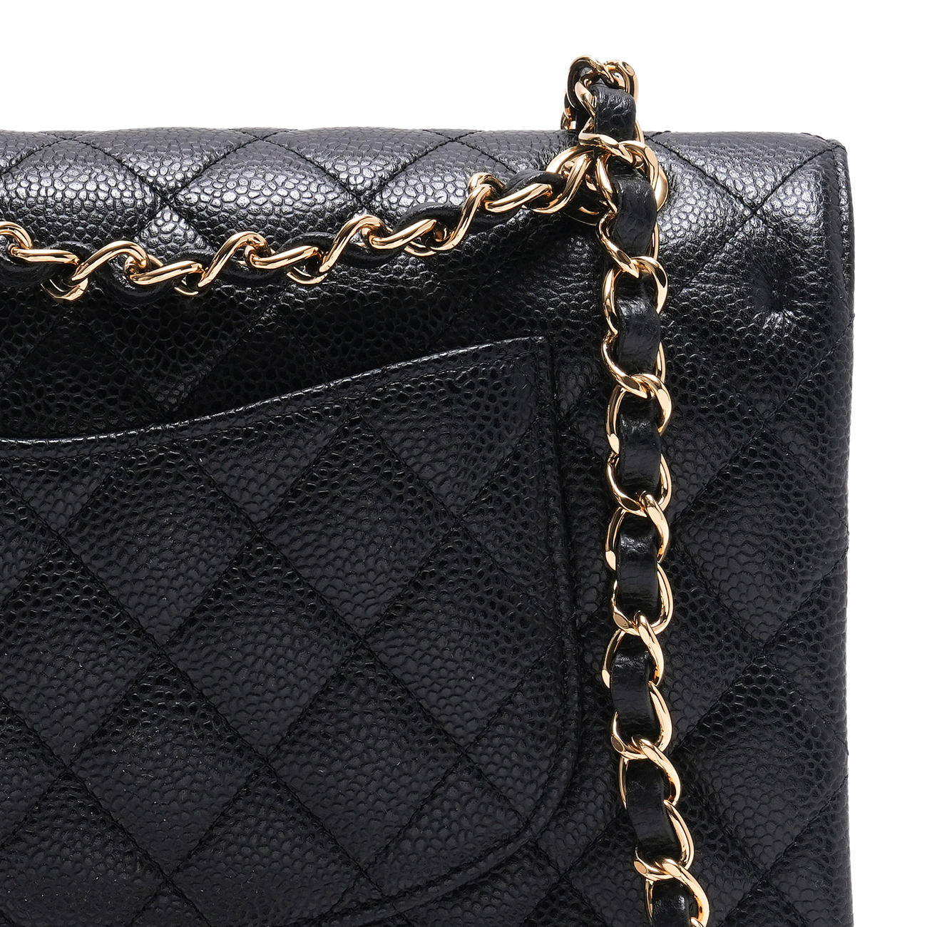 CHANEL(USED)샤넬 캐비어 클래식 미듐 플랩백