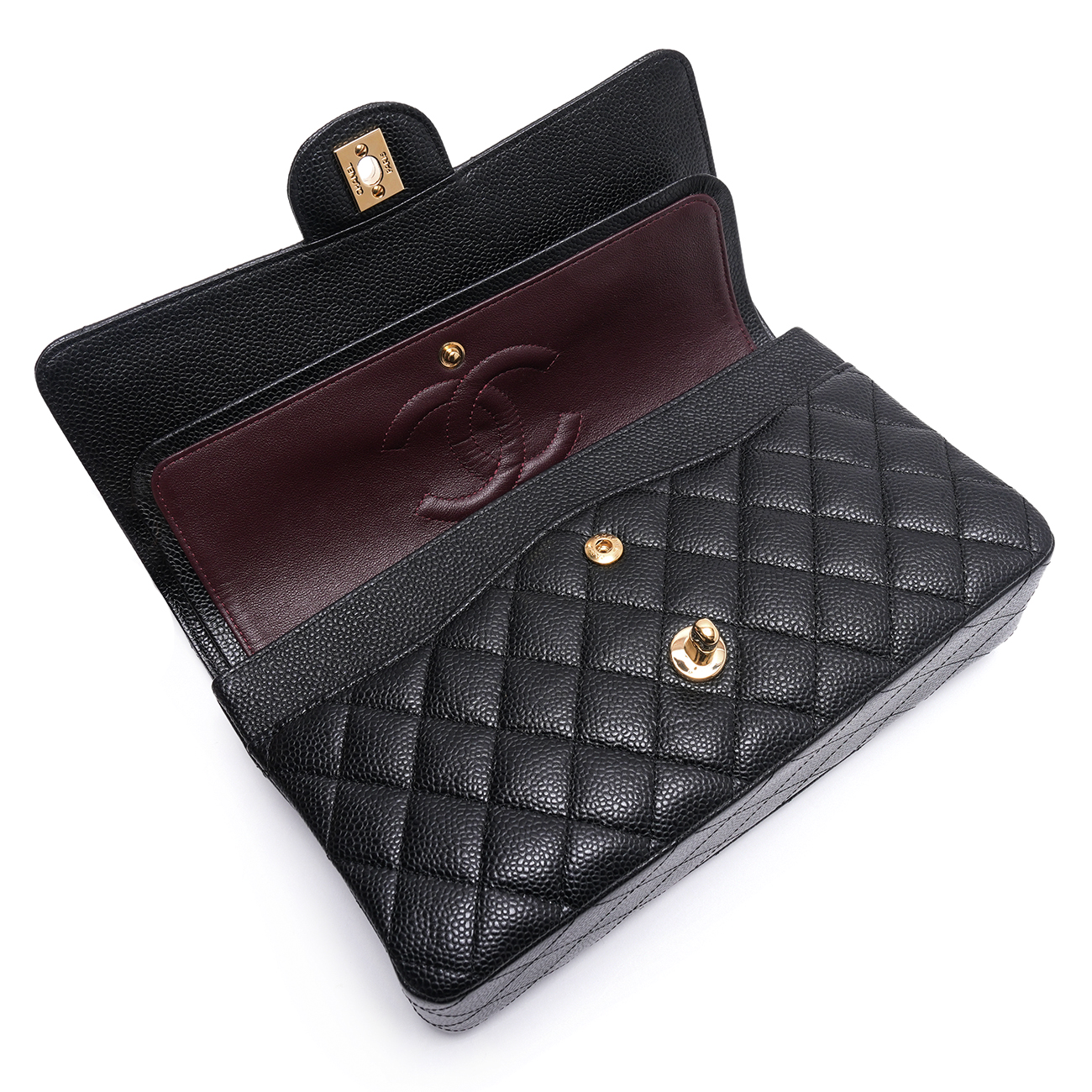 CHANEL(USED)샤넬 캐비어 클래식 미듐 플랩백