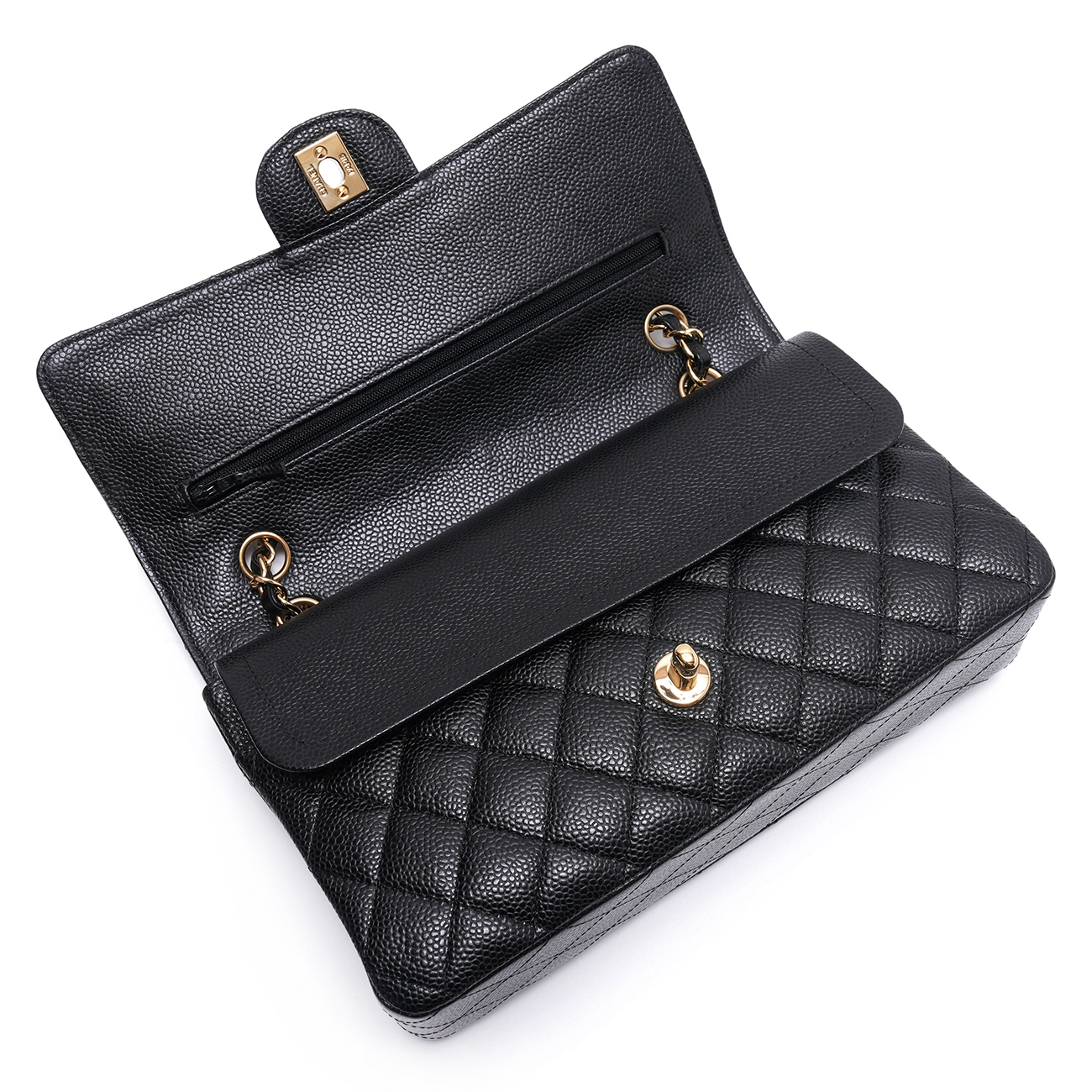 CHANEL(USED)샤넬 캐비어 클래식 미듐 플랩백