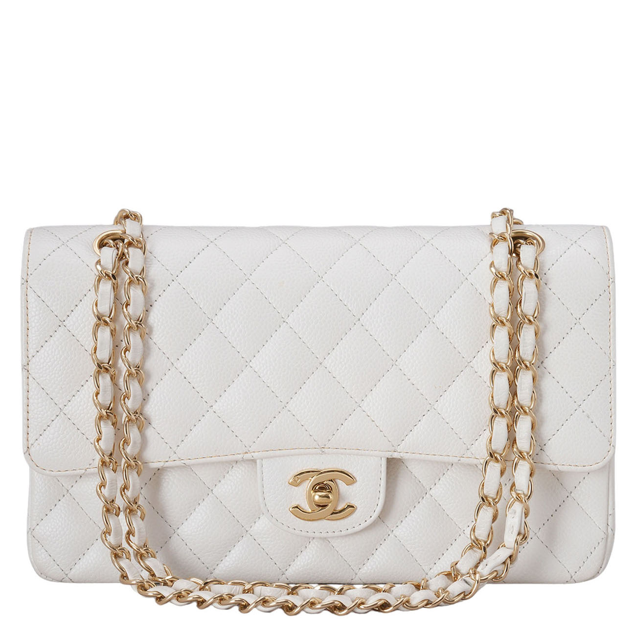 CHANEL(USED)샤넬 캐비어 클래식 미듐 플랩백