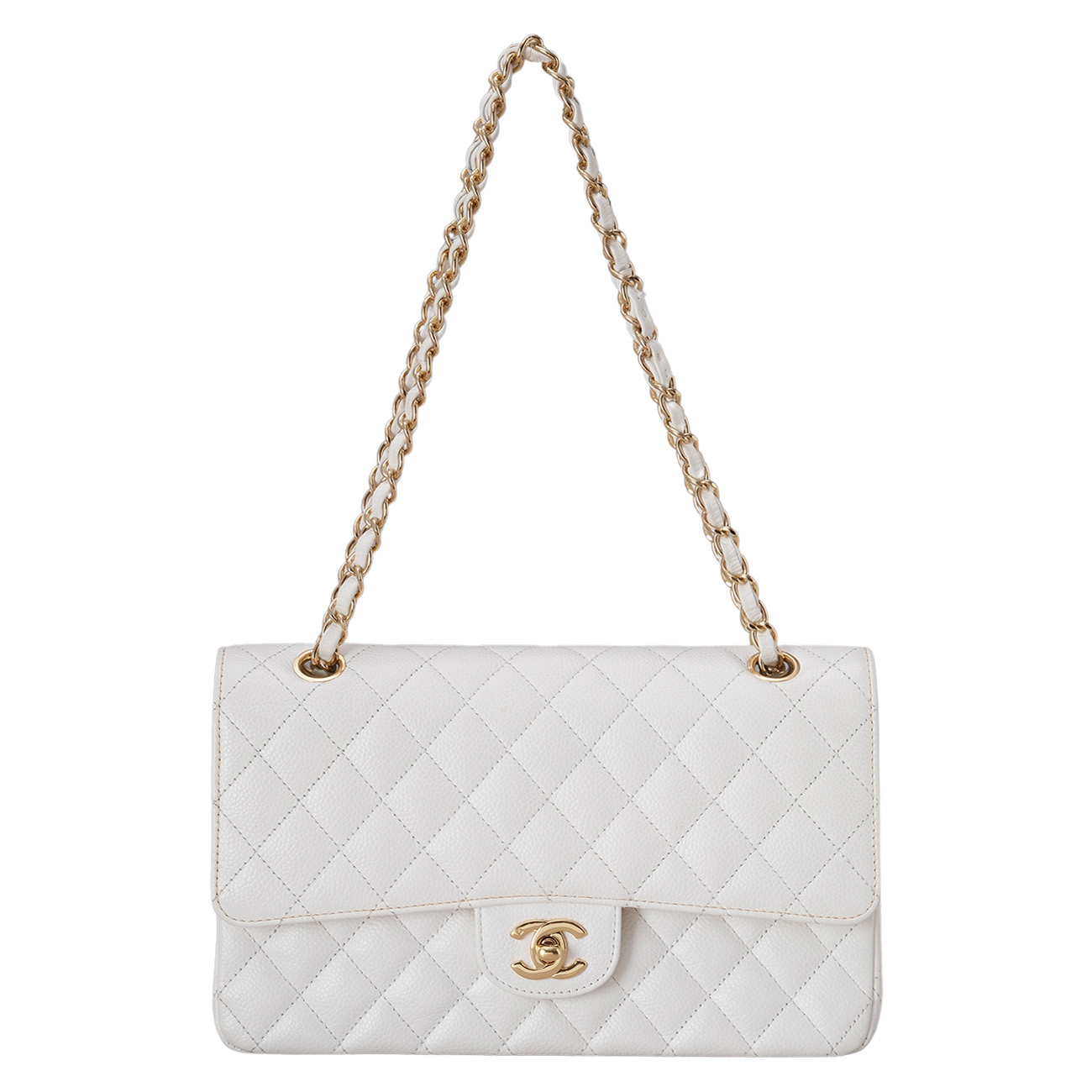 CHANEL(USED)샤넬 캐비어 클래식 미듐 플랩백