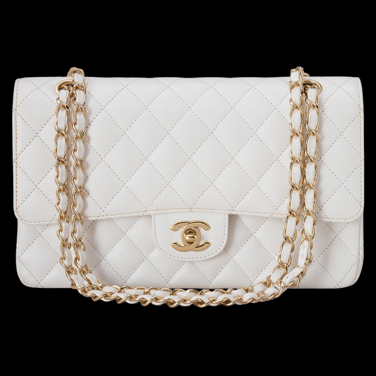 CHANEL(USED)샤넬 캐비어 클래식 미듐 플랩백