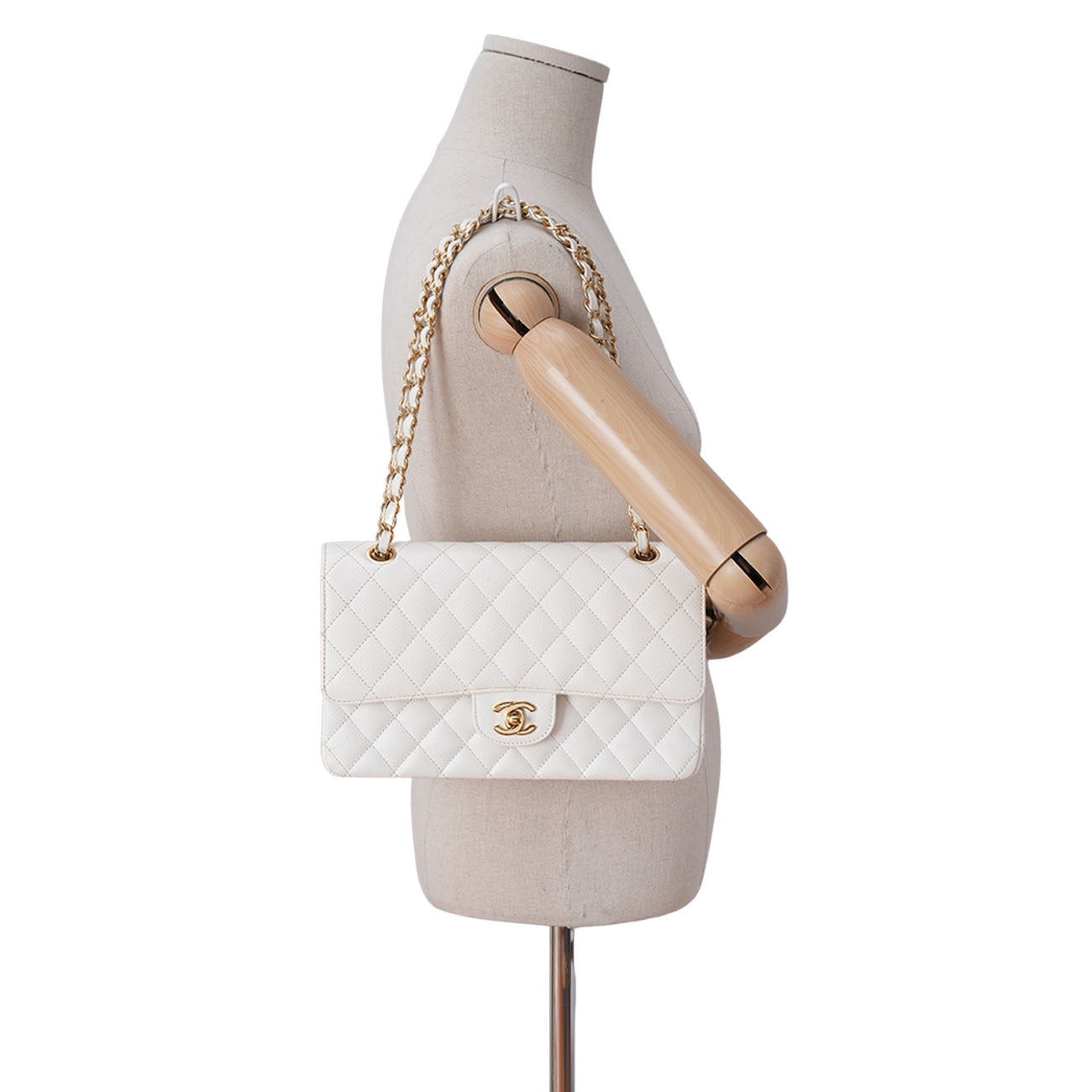 CHANEL(USED)샤넬 캐비어 클래식 미듐 플랩백