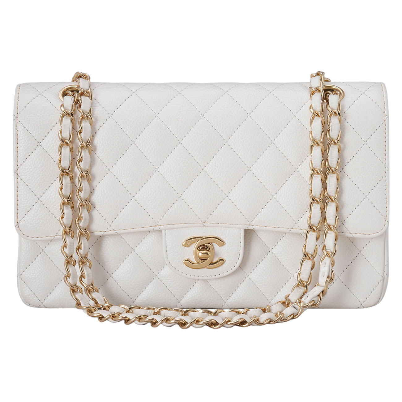 CHANEL(USED)샤넬 캐비어 클래식 미듐 플랩백