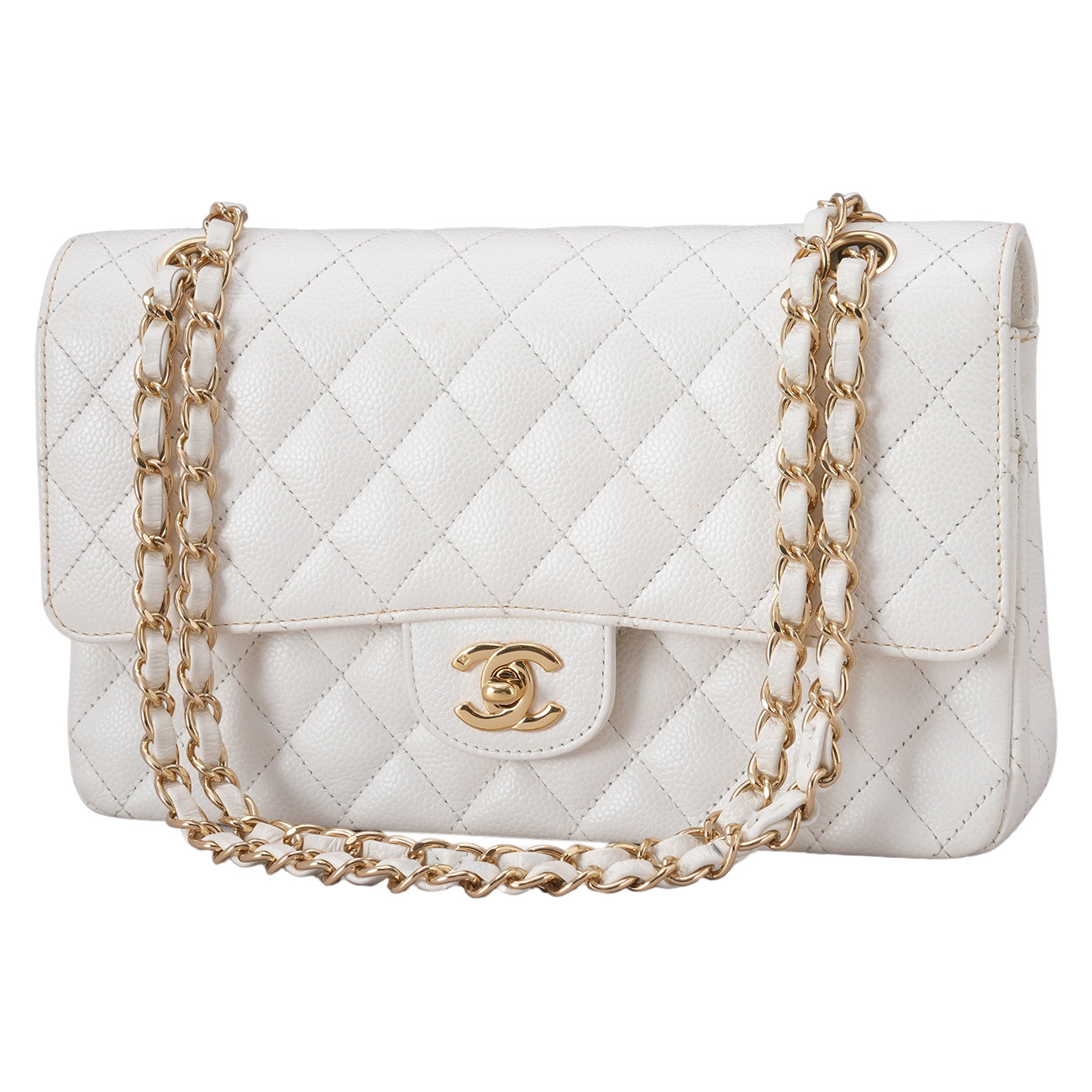 CHANEL(USED)샤넬 캐비어 클래식 미듐 플랩백