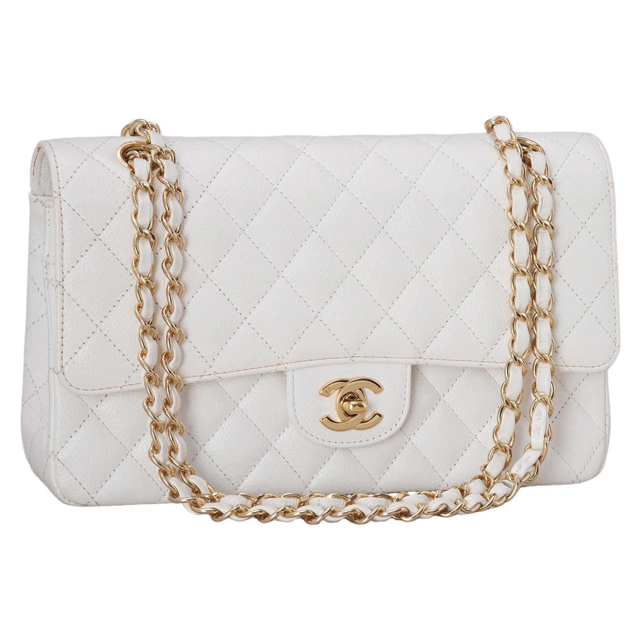 CHANEL(USED)샤넬 캐비어 클래식 미듐 플랩백