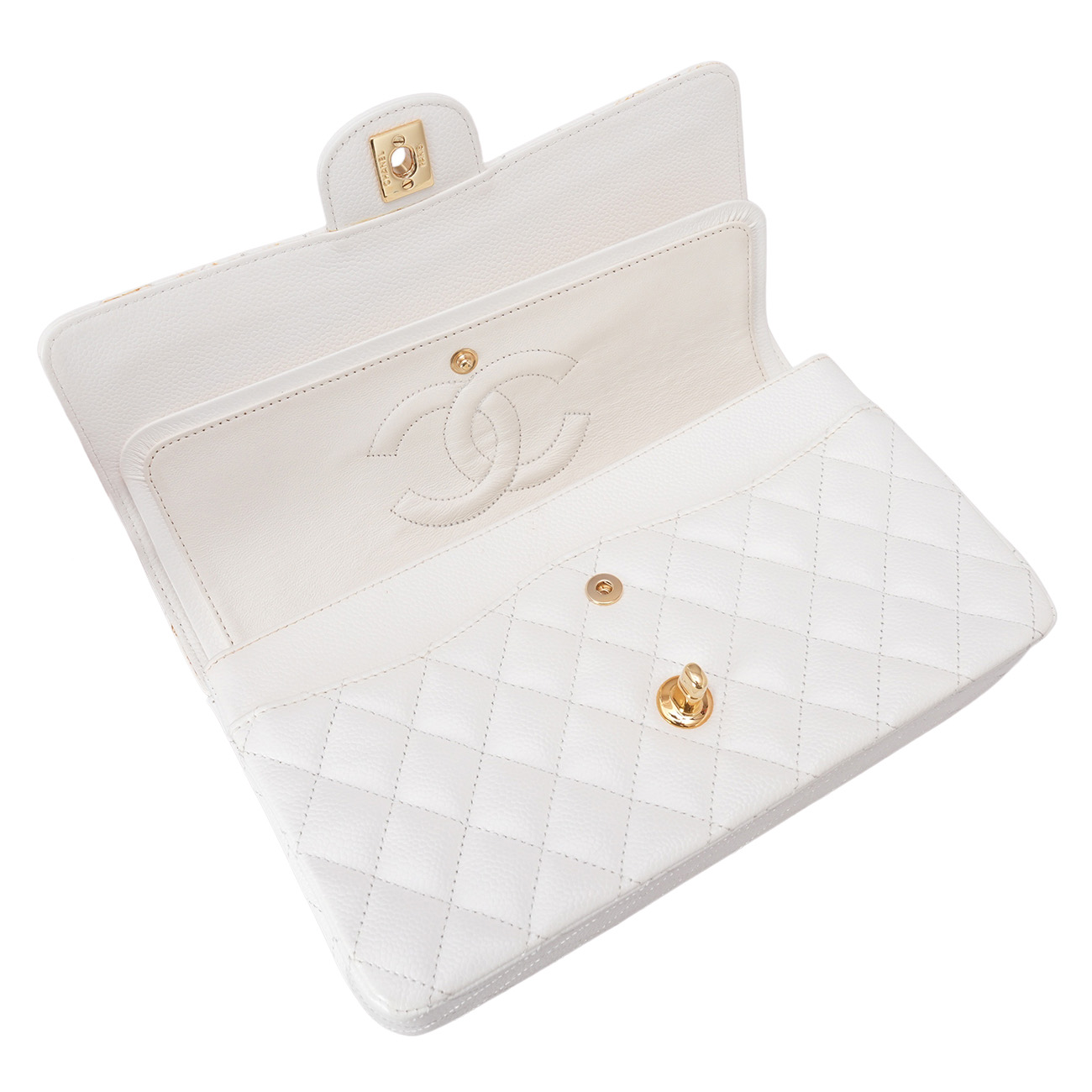 CHANEL(USED)샤넬 캐비어 클래식 미듐 플랩백