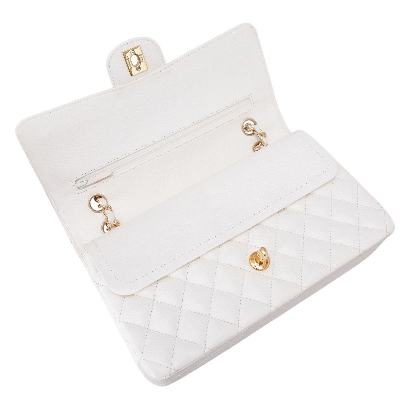 CHANEL(USED)샤넬 캐비어 클래식 미듐 플랩백