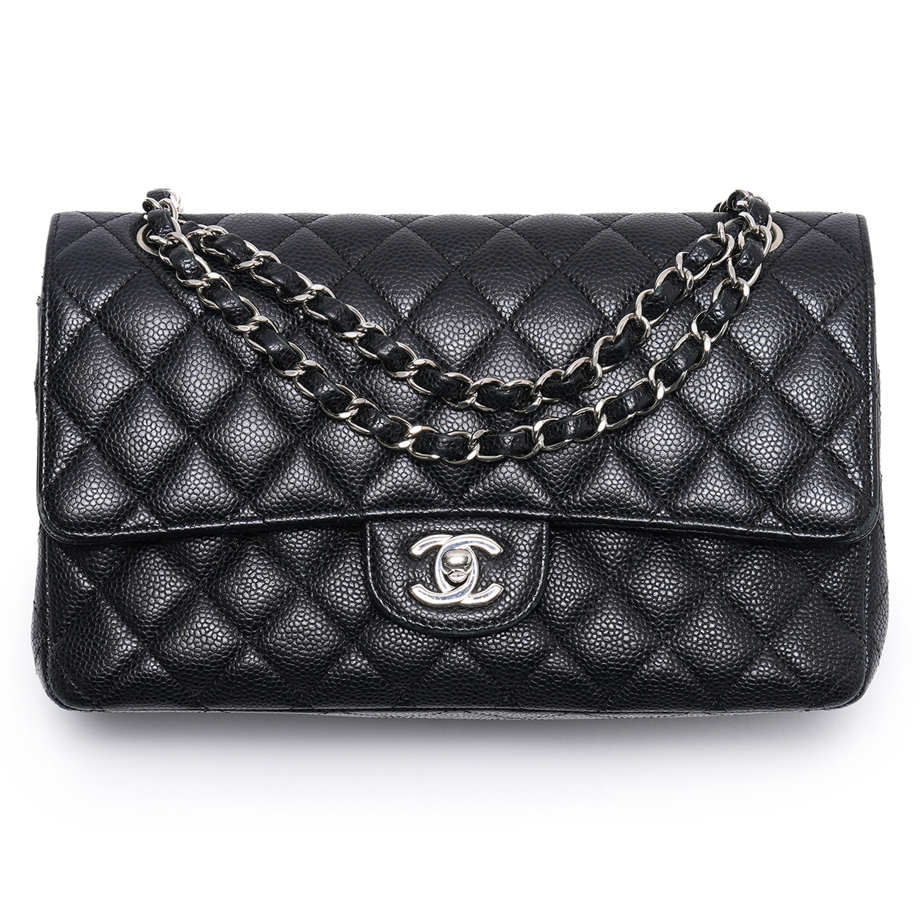 CHANEL(USED)샤넬 캐비어 클래식 미듐 플랩백