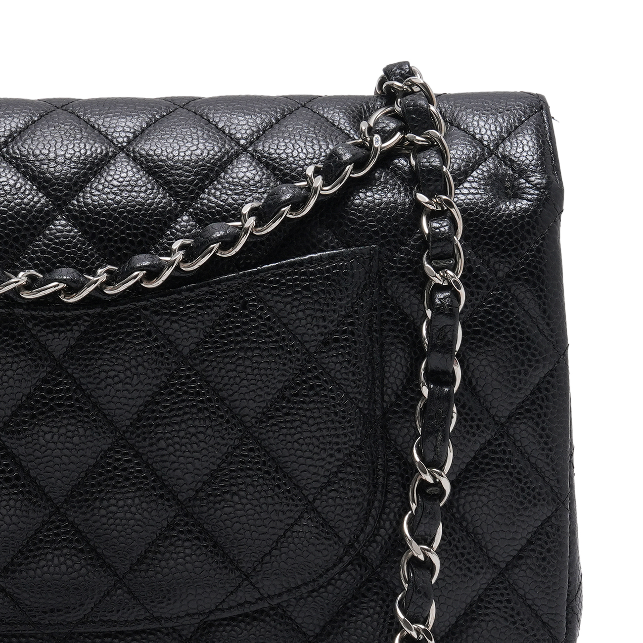 CHANEL(USED)샤넬 캐비어 클래식 미듐 플랩백