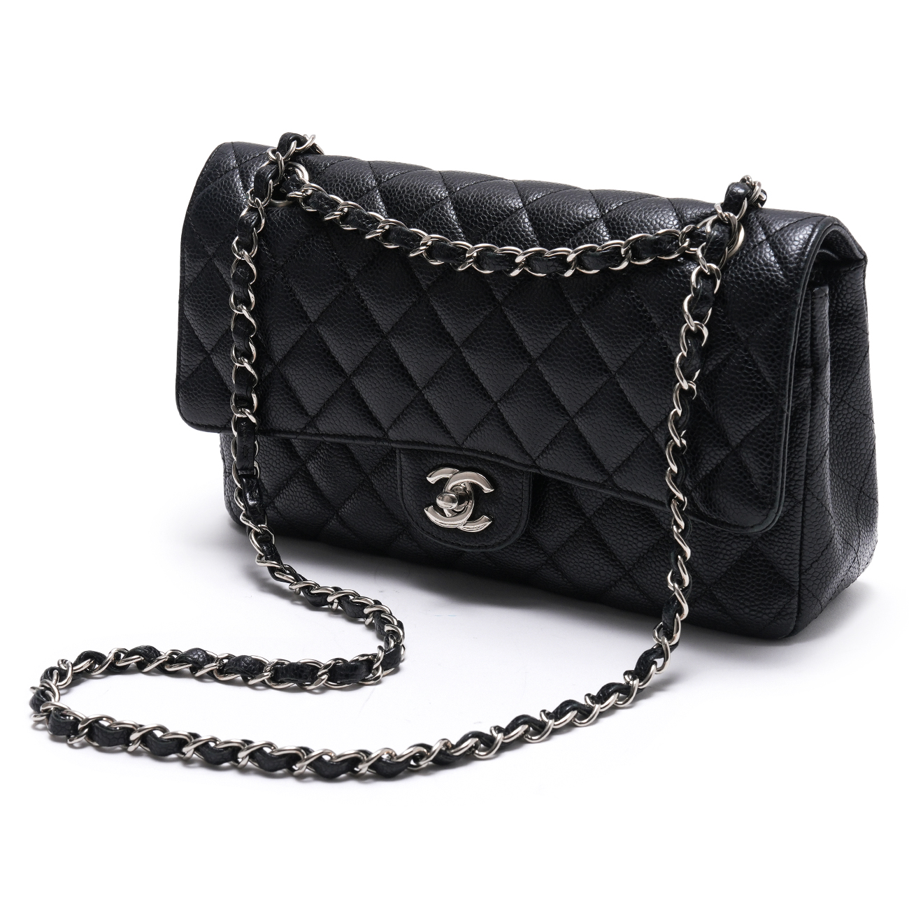 CHANEL(USED)샤넬 캐비어 클래식 미듐 플랩백