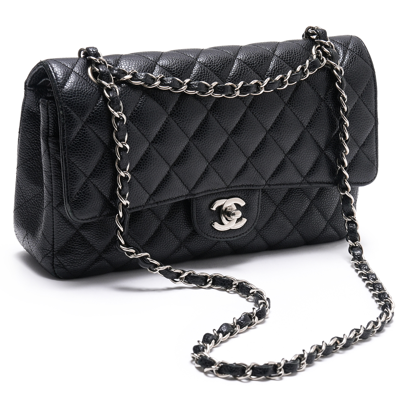 CHANEL(USED)샤넬 캐비어 클래식 미듐 플랩백