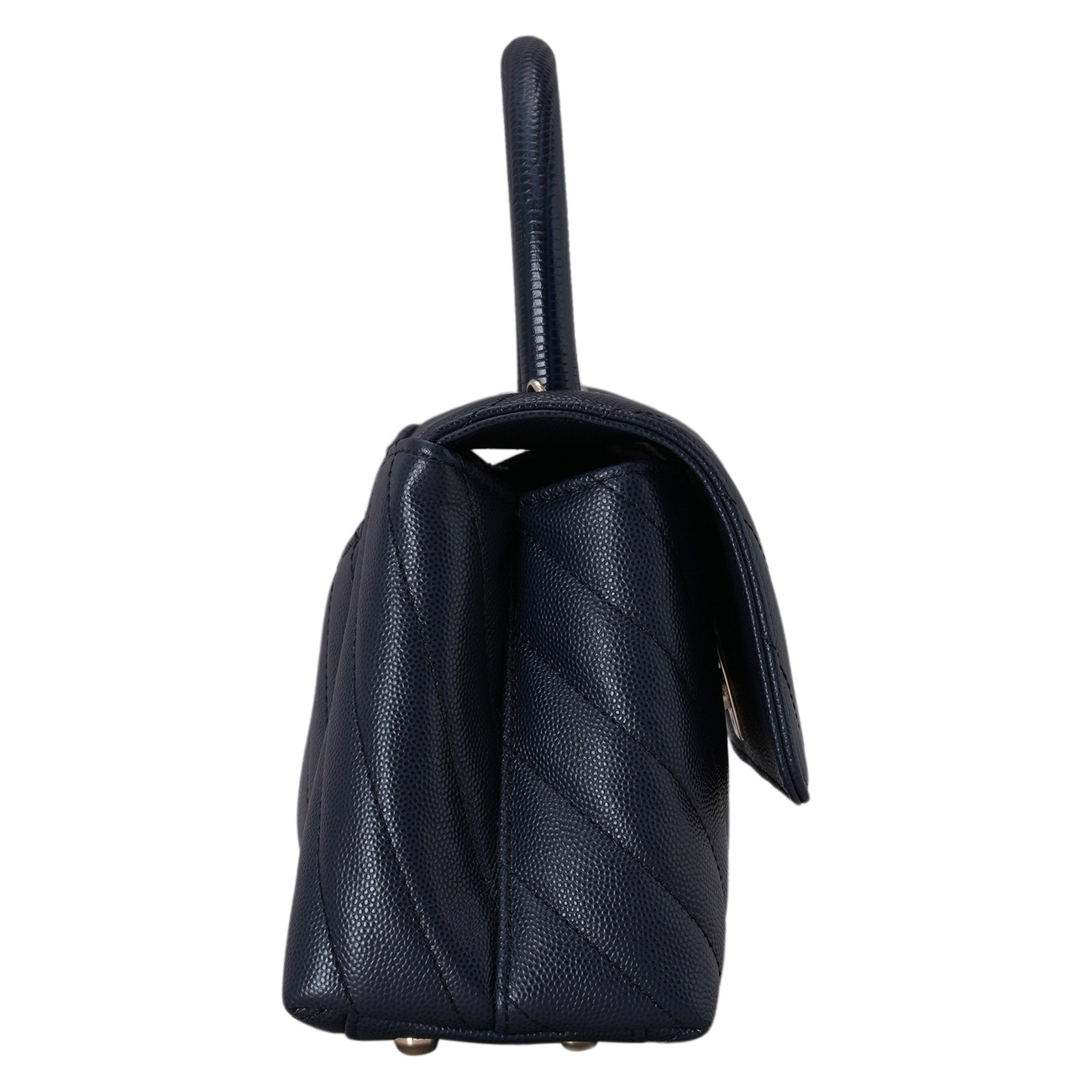 CHANEL(USED)샤넬 A92990 캐비어 쉐브론 코코핸들 스몰