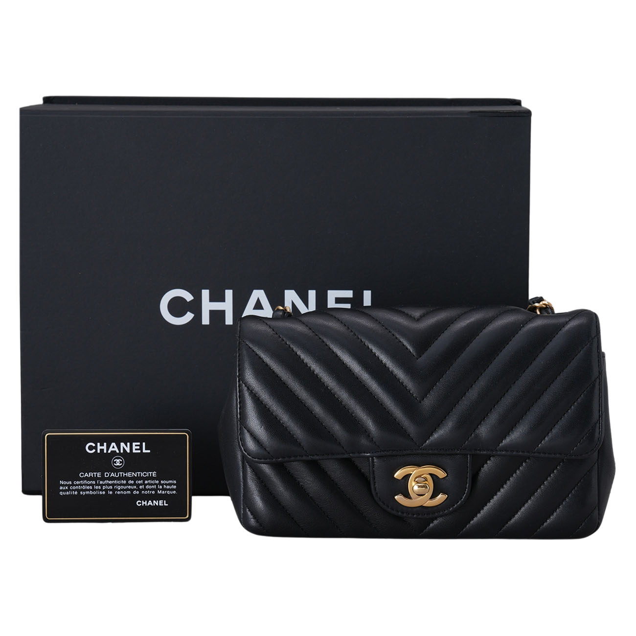 CHANEL(USED)샤넬 쉐브론 뉴미니 크로스백
