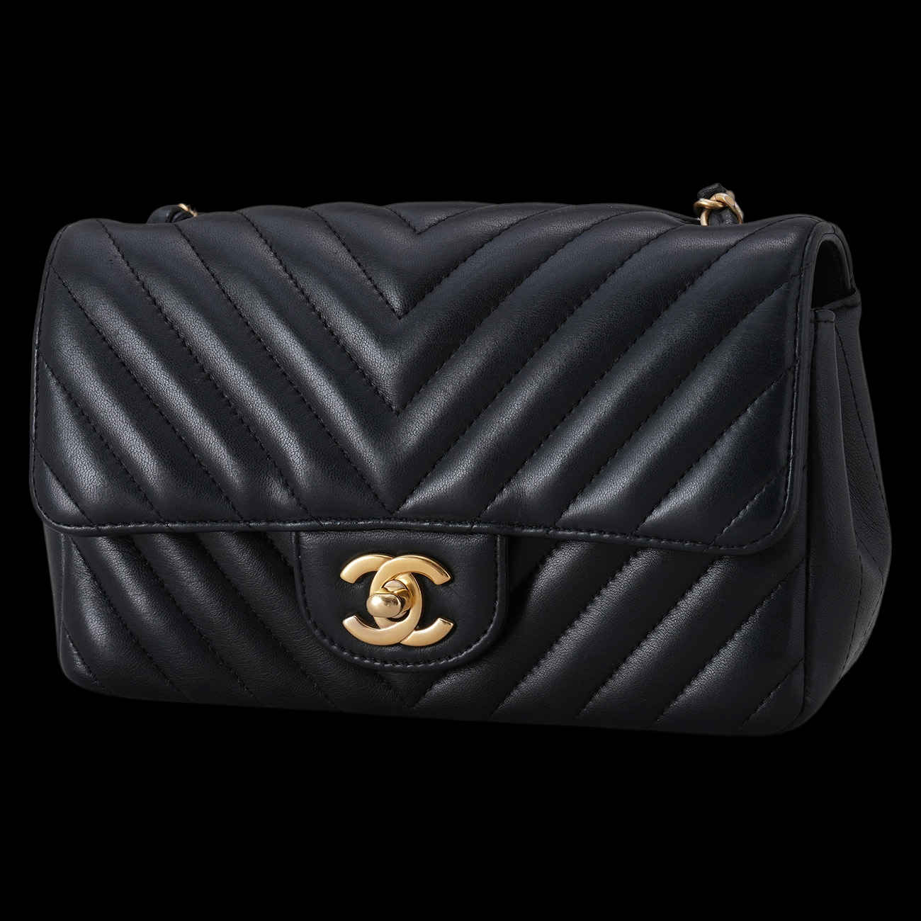 CHANEL(USED)샤넬 쉐브론 뉴미니 크로스백
