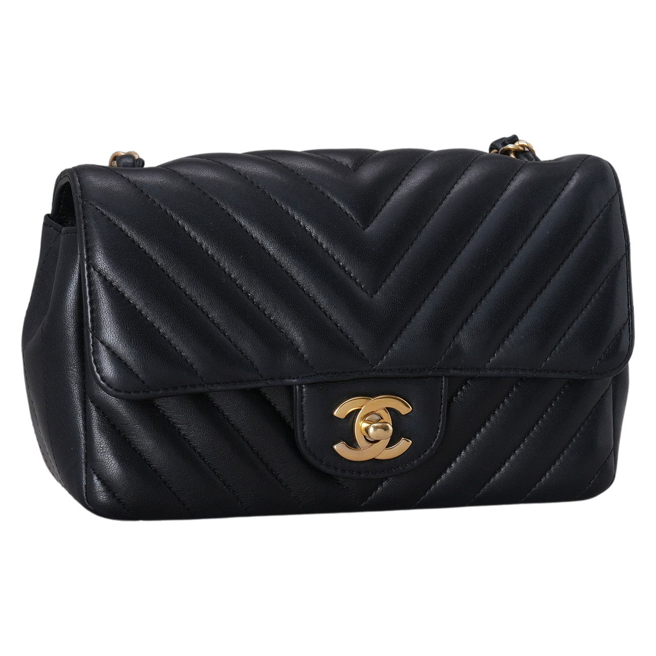 CHANEL(USED)샤넬 쉐브론 뉴미니 크로스백