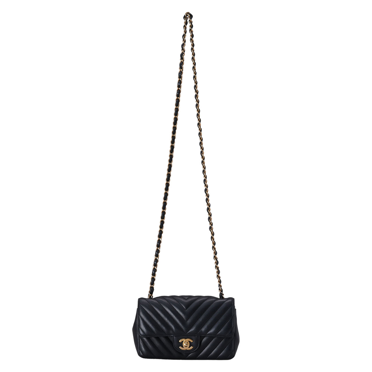 CHANEL(USED)샤넬 쉐브론 뉴미니 크로스백