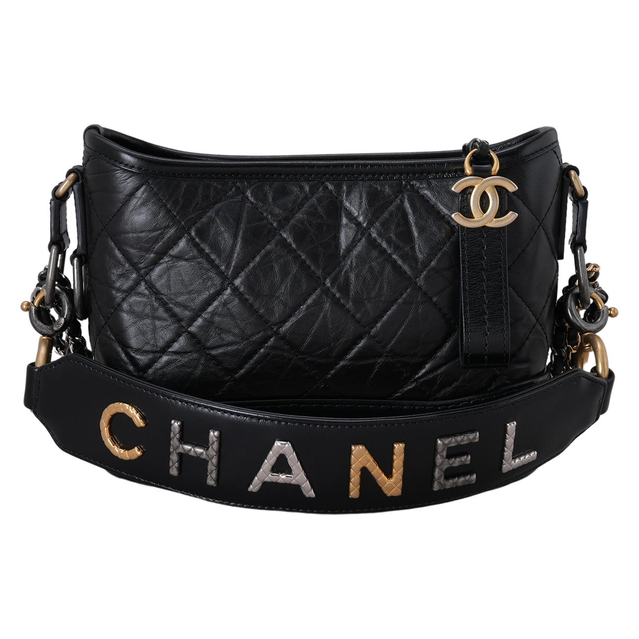 CHANEL(USED)샤넬 AS0865 가브리엘 호보 스몰 로고스트랩