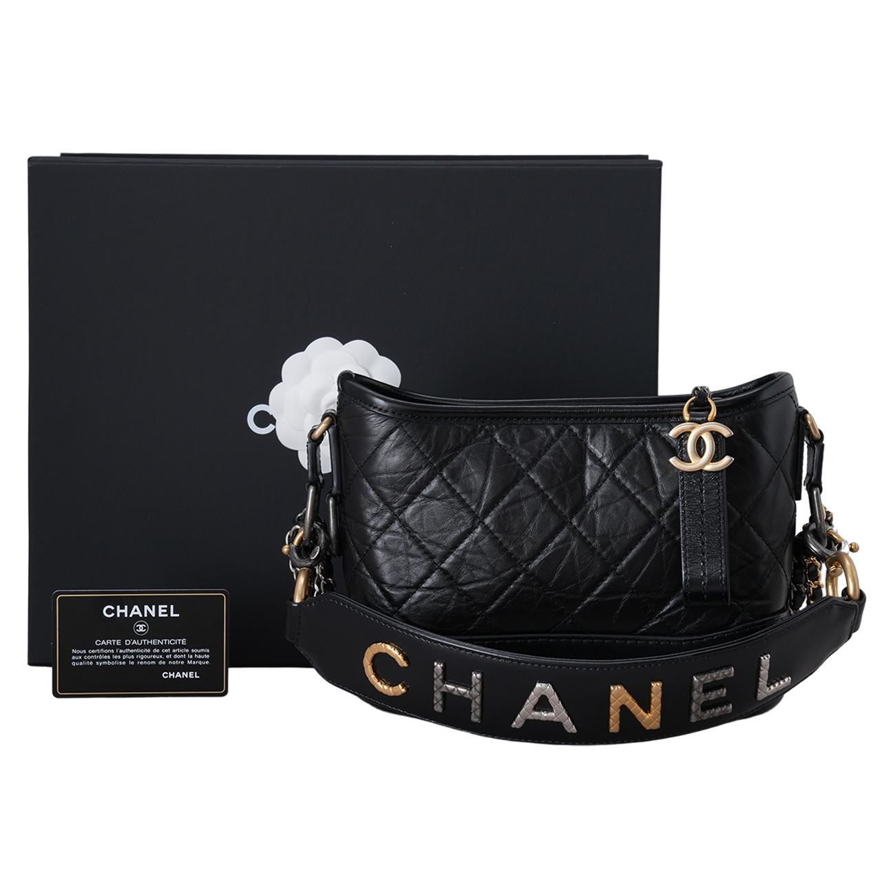 CHANEL(USED)샤넬 AS0865 가브리엘 호보 스몰 로고스트랩