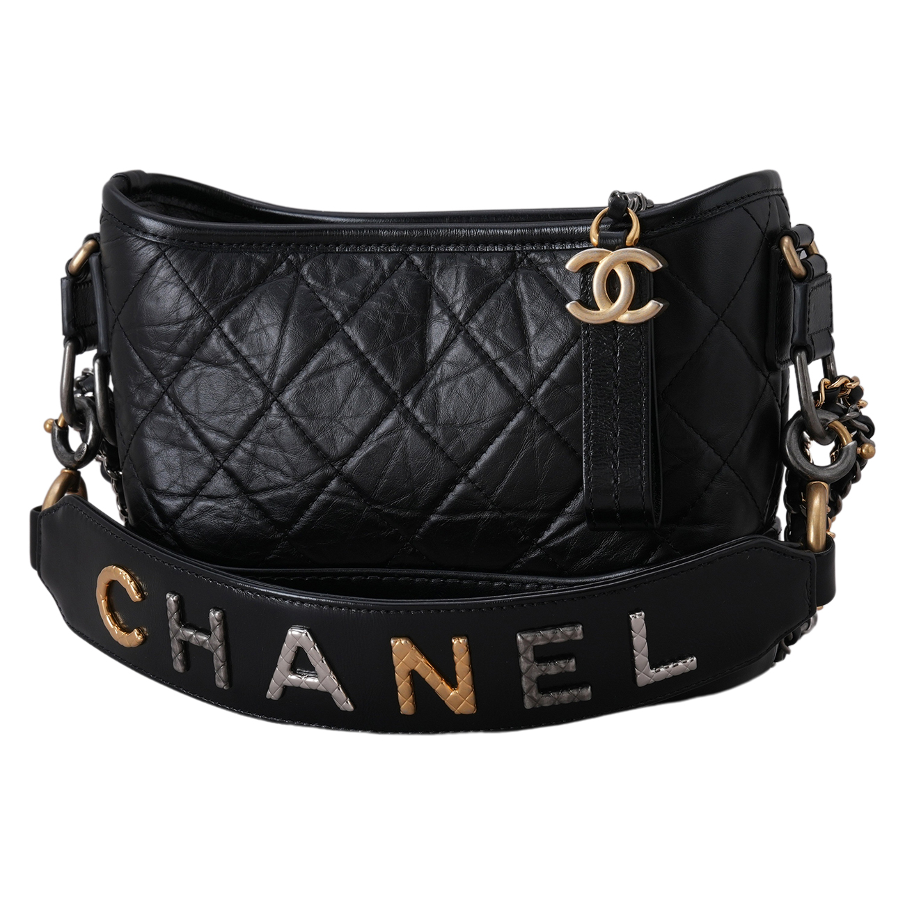 CHANEL(USED)샤넬 AS0865 가브리엘 호보 스몰 로고스트랩