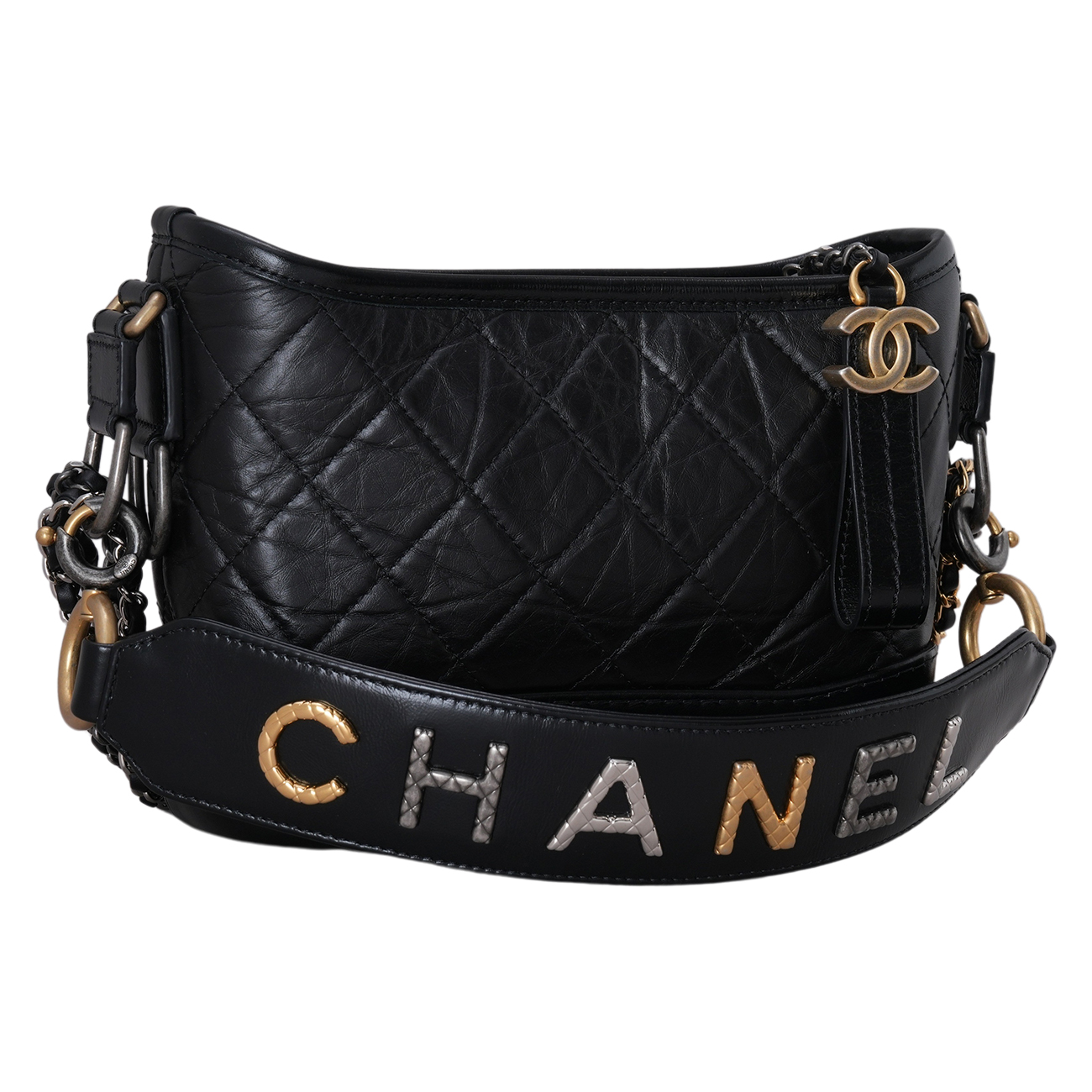 CHANEL(USED)샤넬 AS0865 가브리엘 호보 스몰 로고스트랩